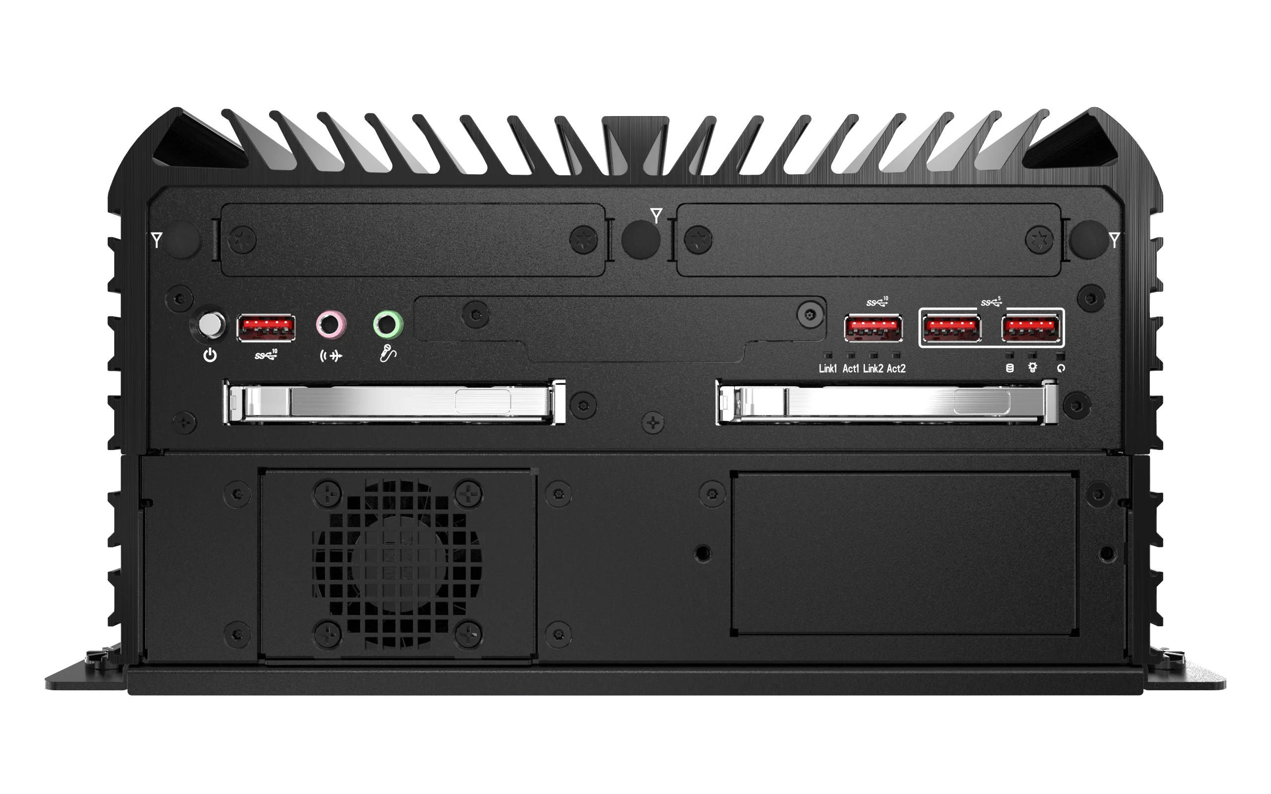 RCO-6000-CML-2-2PWR AI Edge Inference Computer with LGA 1200 for Intel 10th Gen Processor and W480E PCH, 1x PCIe x16, 1x PCI, 2x Power input - Image 7