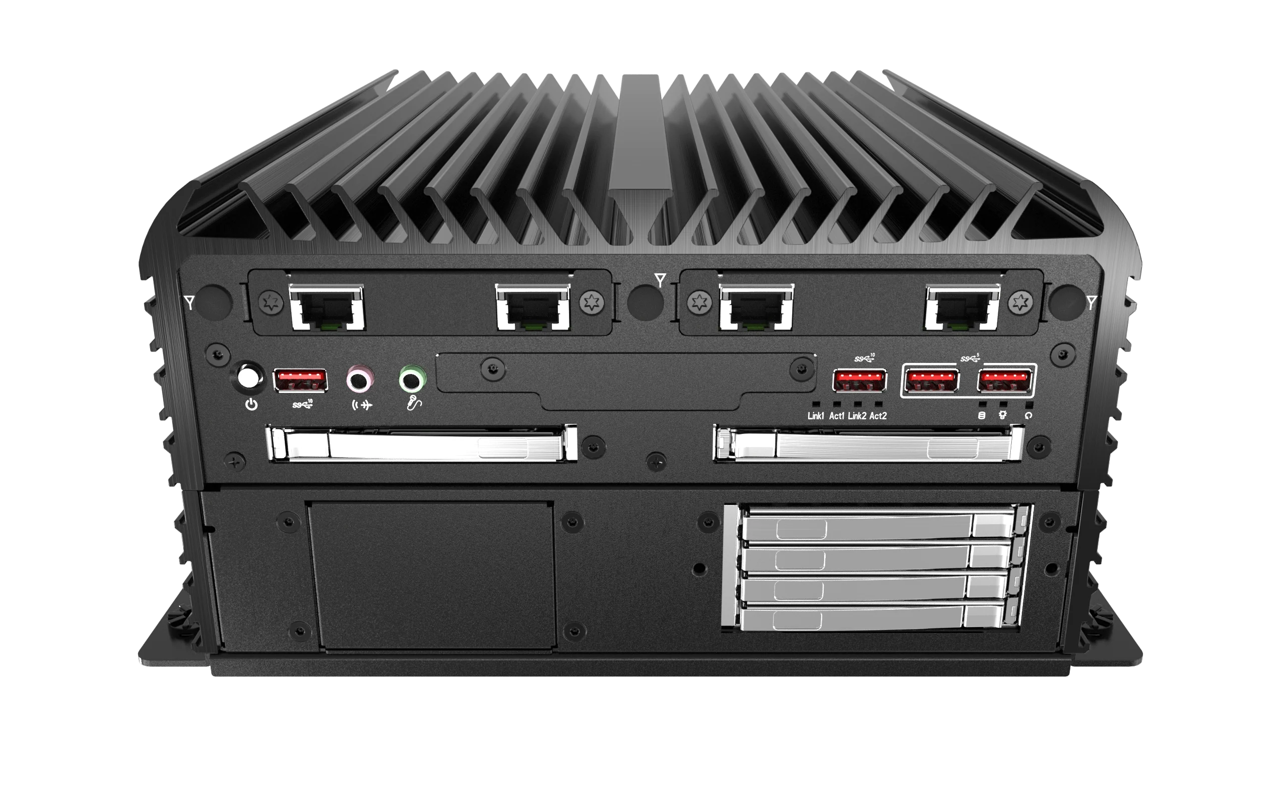 RCO-6000-CML-2-4B7M AI Edge Inference Computer W/ LGA 1200 for Intel 10th Gen CPU & W480E PCH, 2x LAN, 4x 7mm HDD, 1x PCIe x16, 1x PCI - Image 12