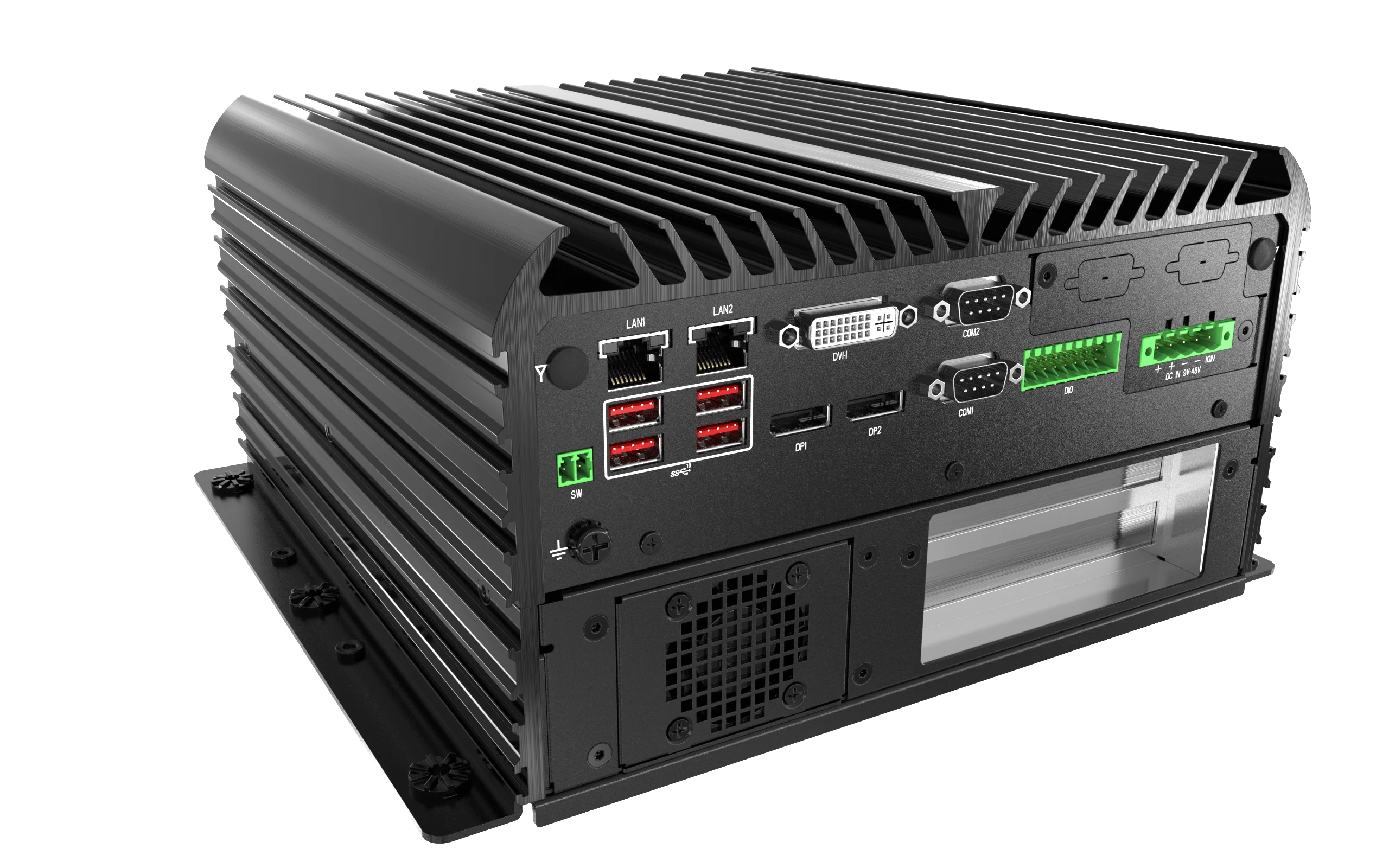 RCO-6000-CML-2-4B7M AI Edge Inference Computer W/ LGA 1200 for Intel 10th Gen CPU & W480E PCH, 2x LAN, 4x 7mm HDD, 1x PCIe x16, 1x PCI - Image 5