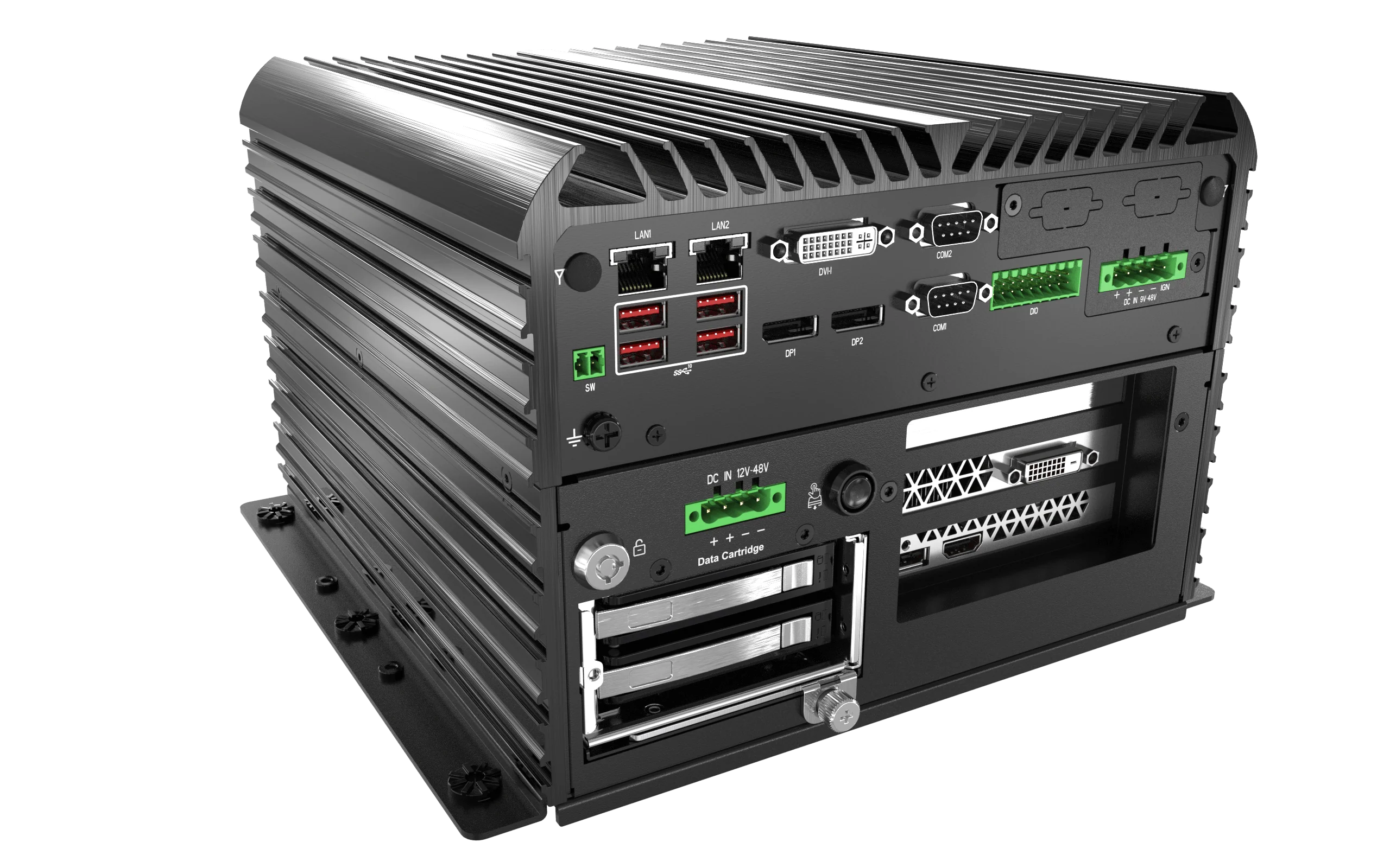 RCO-6000-CML-2N2060S AI Edge Inference Computer w/ LGA 1200 for Intel 10th Gen CPU & W480E PCH, 2 Bay U.2 15mm, RTX 2060S integrated - Image 11
