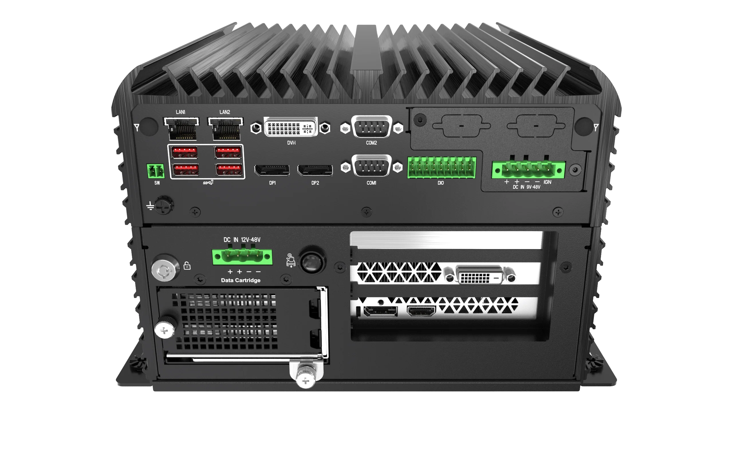 RCO-6000-CML-2N2060S AI Edge Inference Computer w/ LGA 1200 for Intel 10th Gen CPU & W480E PCH, 2 Bay U.2 15mm, RTX 2060S integrated - Image 3