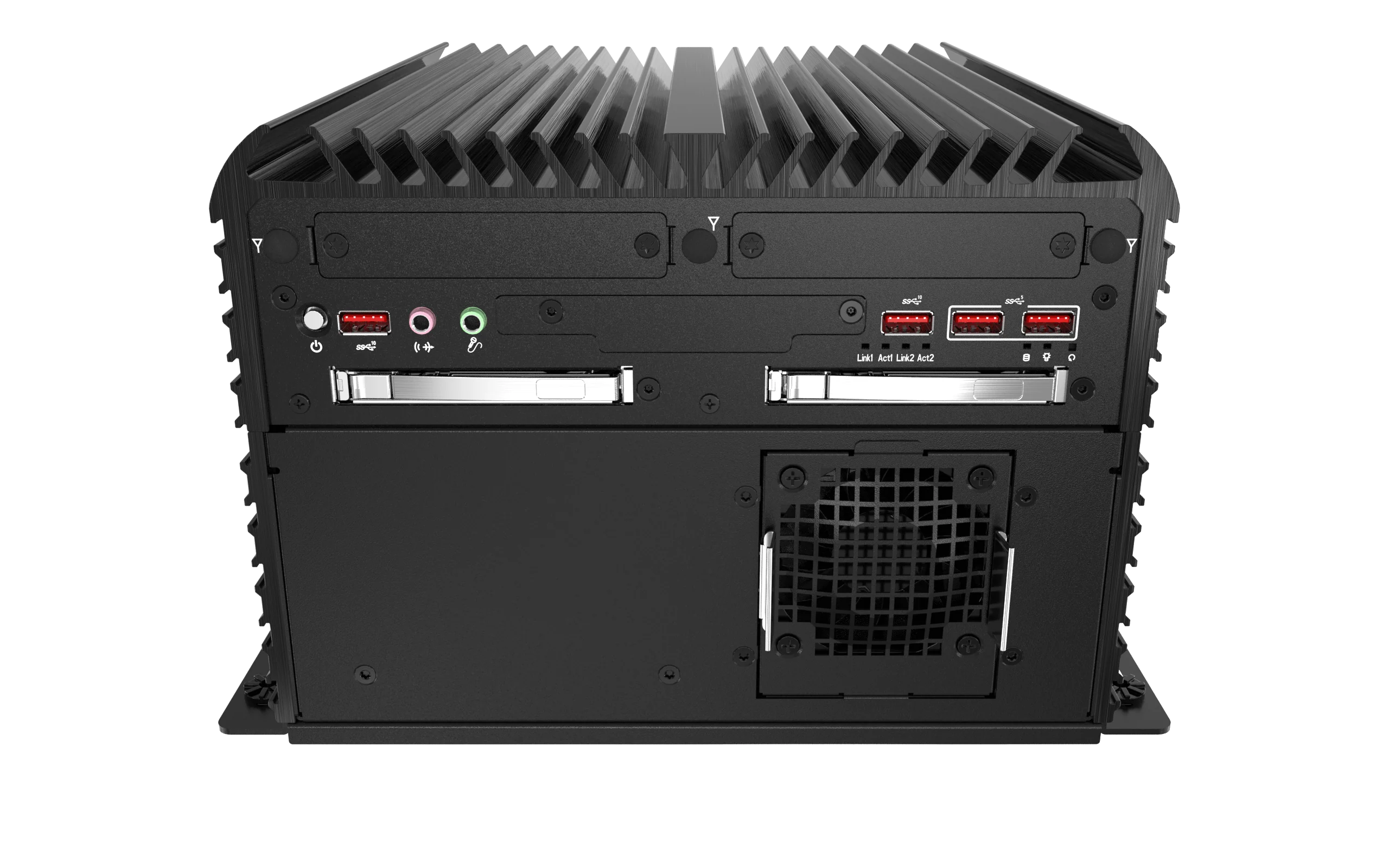 RCO-6000-CML-2N2060S AI Edge Inference Computer w/ LGA 1200 for Intel 10th Gen CPU & W480E PCH, 2 Bay U.2 15mm, RTX 2060S integrated - Image 4