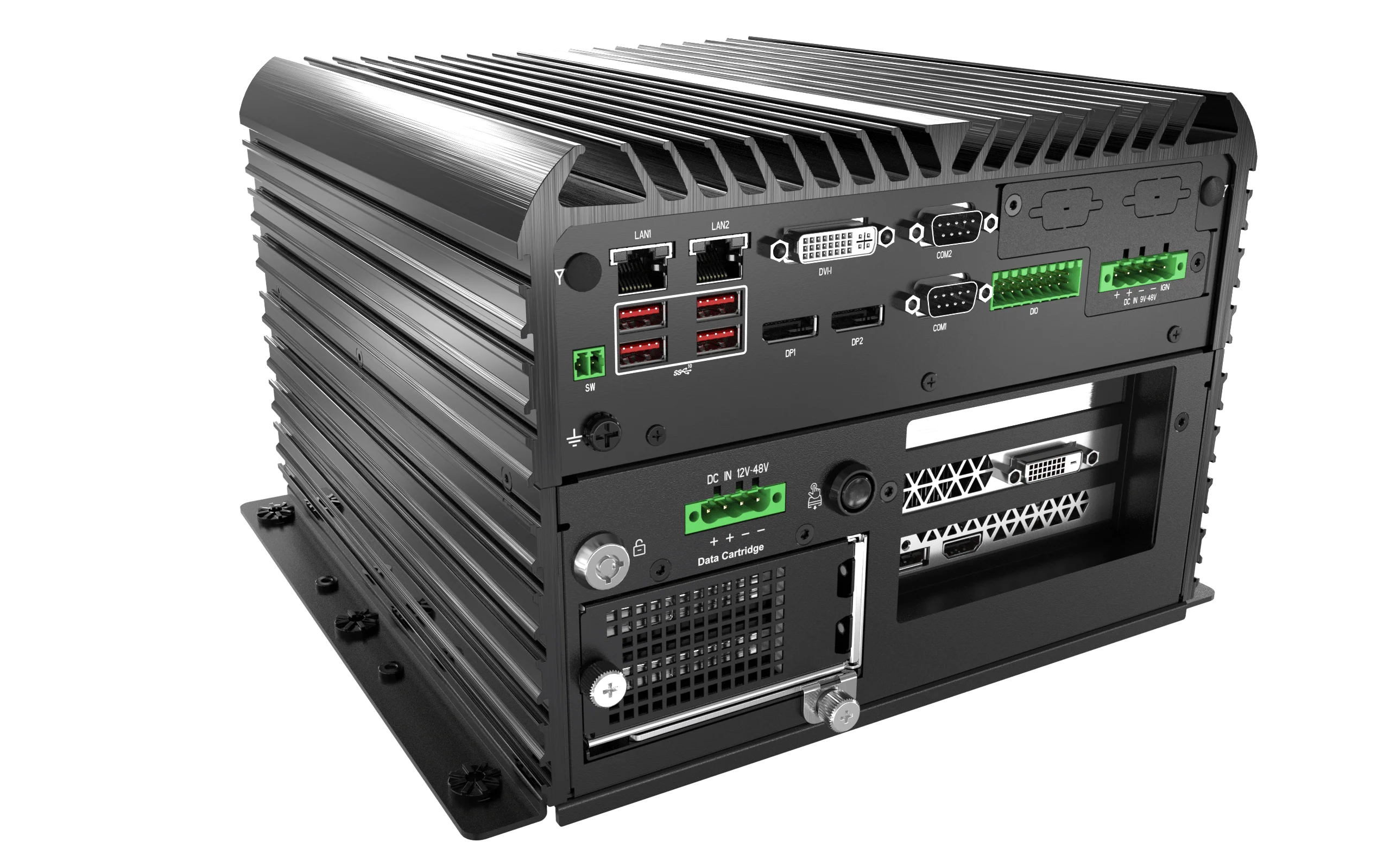 RCO-6000-CML-2N2060S AI Edge Inference Computer w/ LGA 1200 for Intel 10th Gen CPU & W480E PCH, 2 Bay U.2 15mm, RTX 2060S integrated - Image 5