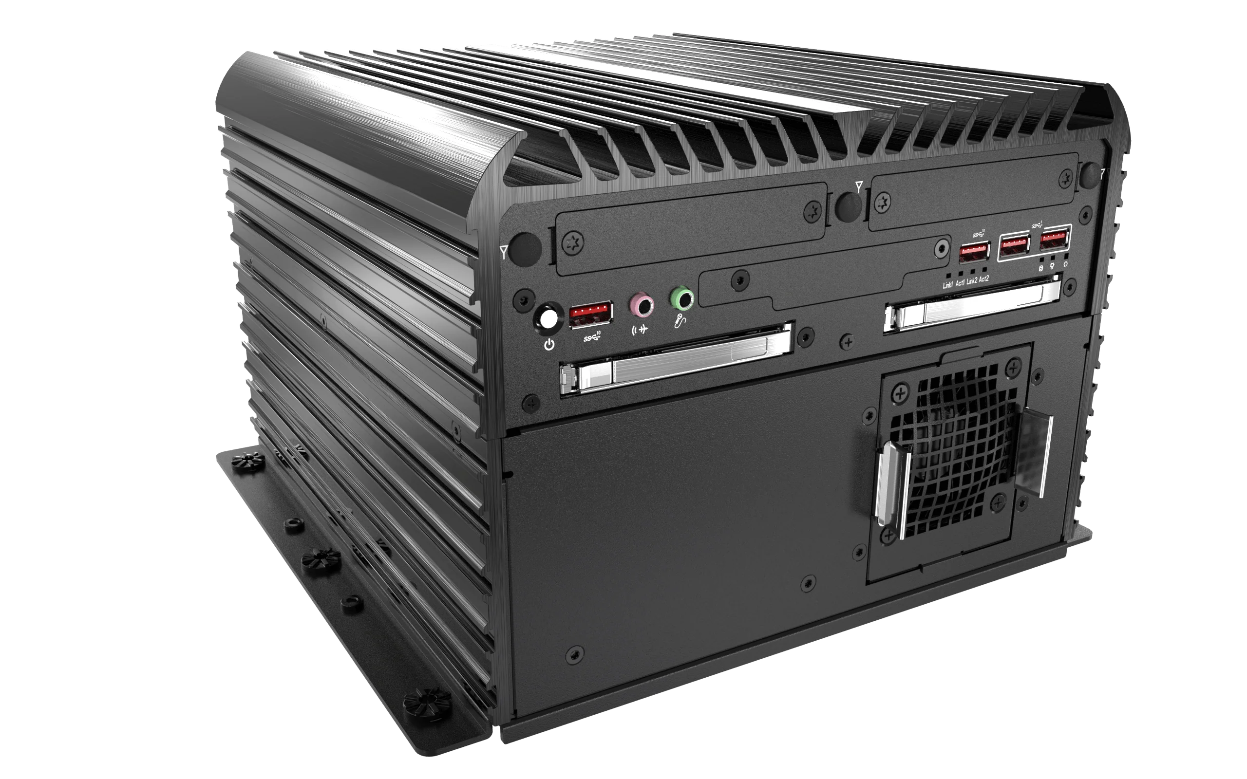RCO-6000-CML-2N2060S AI Edge Inference Computer w/ LGA 1200 for Intel 10th Gen CPU & W480E PCH, 2 Bay U.2 15mm, RTX 2060S integrated - Image 6