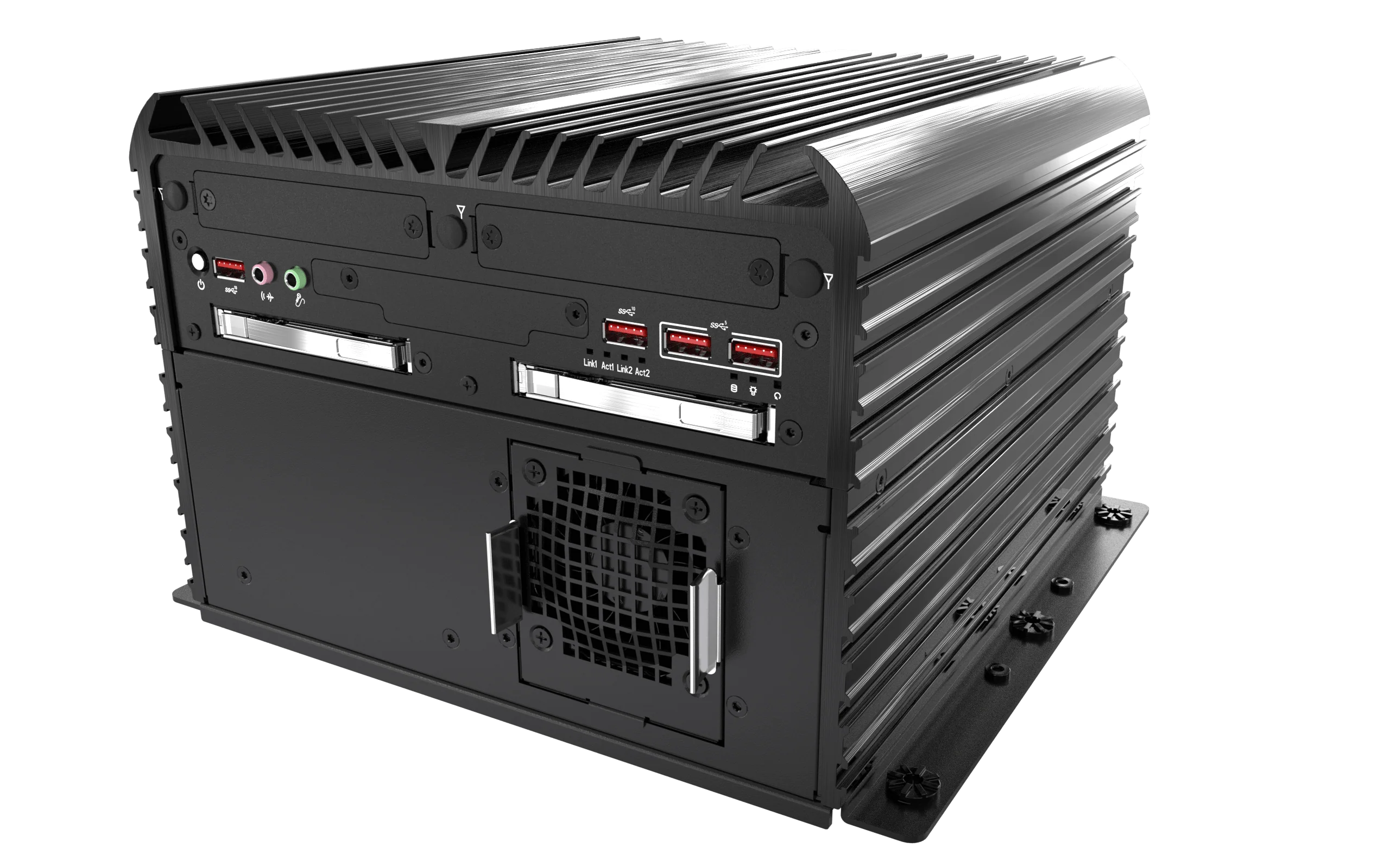 RCO-6000-CML-2N2060S AI Edge Inference Computer w/ LGA 1200 for Intel 10th Gen CPU & W480E PCH, 2 Bay U.2 15mm, RTX 2060S integrated - Image 8