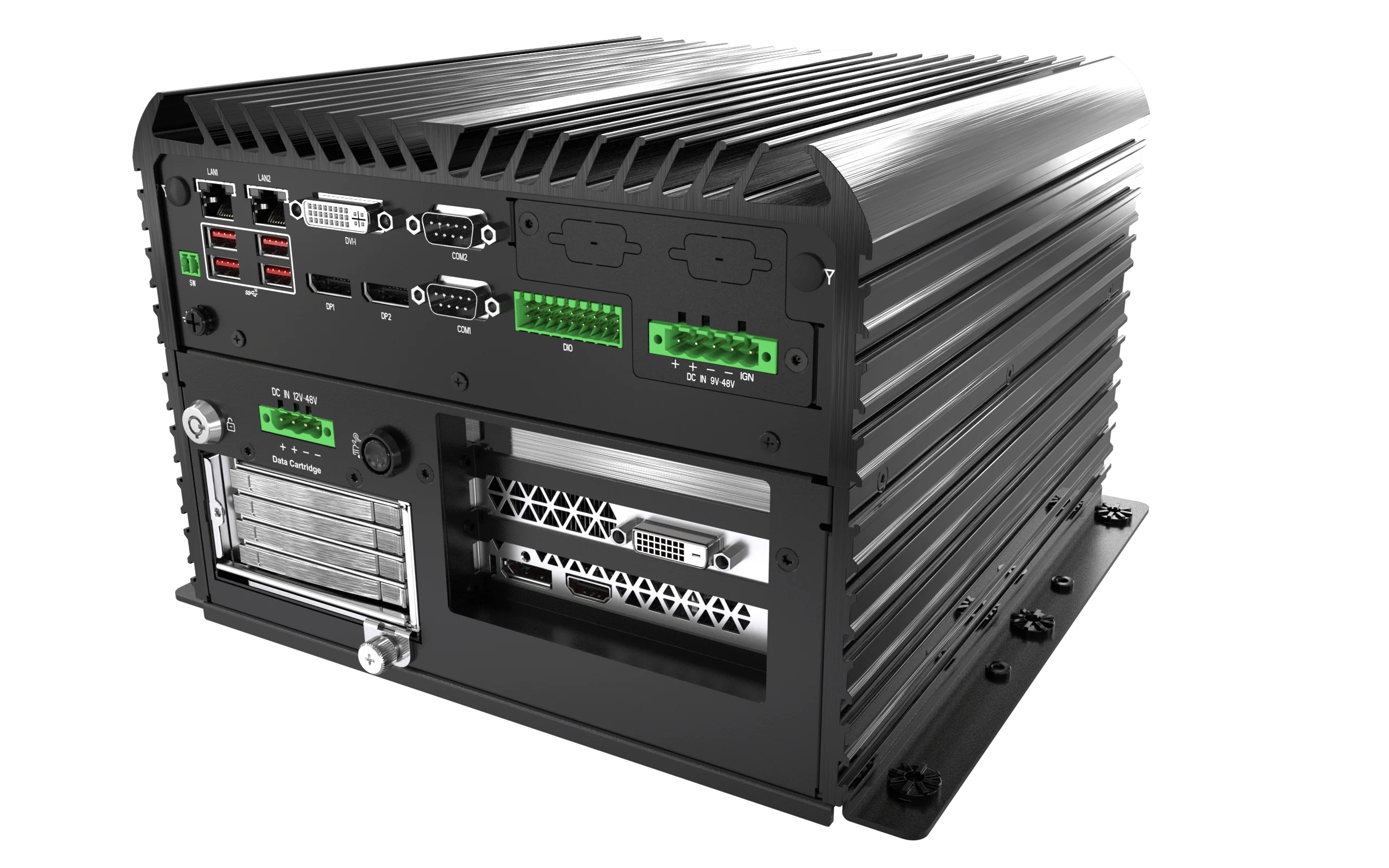 RCO-6000-CML-4N2060S AI Edge Inference Computer w/ LGA 1200 for Intel 10th Gen CPU & W480E PCH, 4 Bay U.2 7mm, RTX 2060S Integrated - Image 12