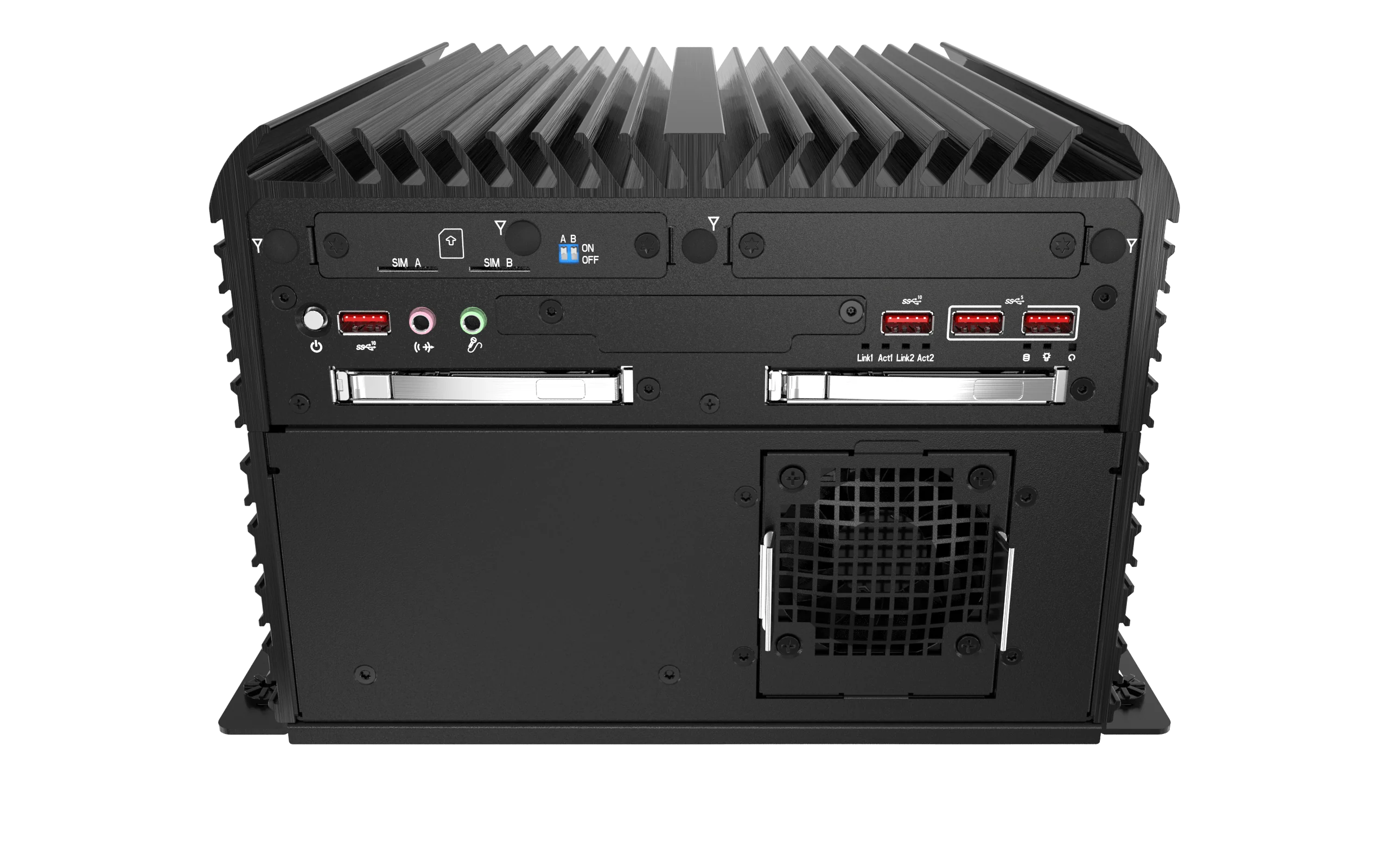RCO-6000-CML-4N2060S AI Edge Inference Computer w/ LGA 1200 for Intel 10th Gen CPU & W480E PCH, 4 Bay U.2 7mm, RTX 2060S Integrated - Image 13
