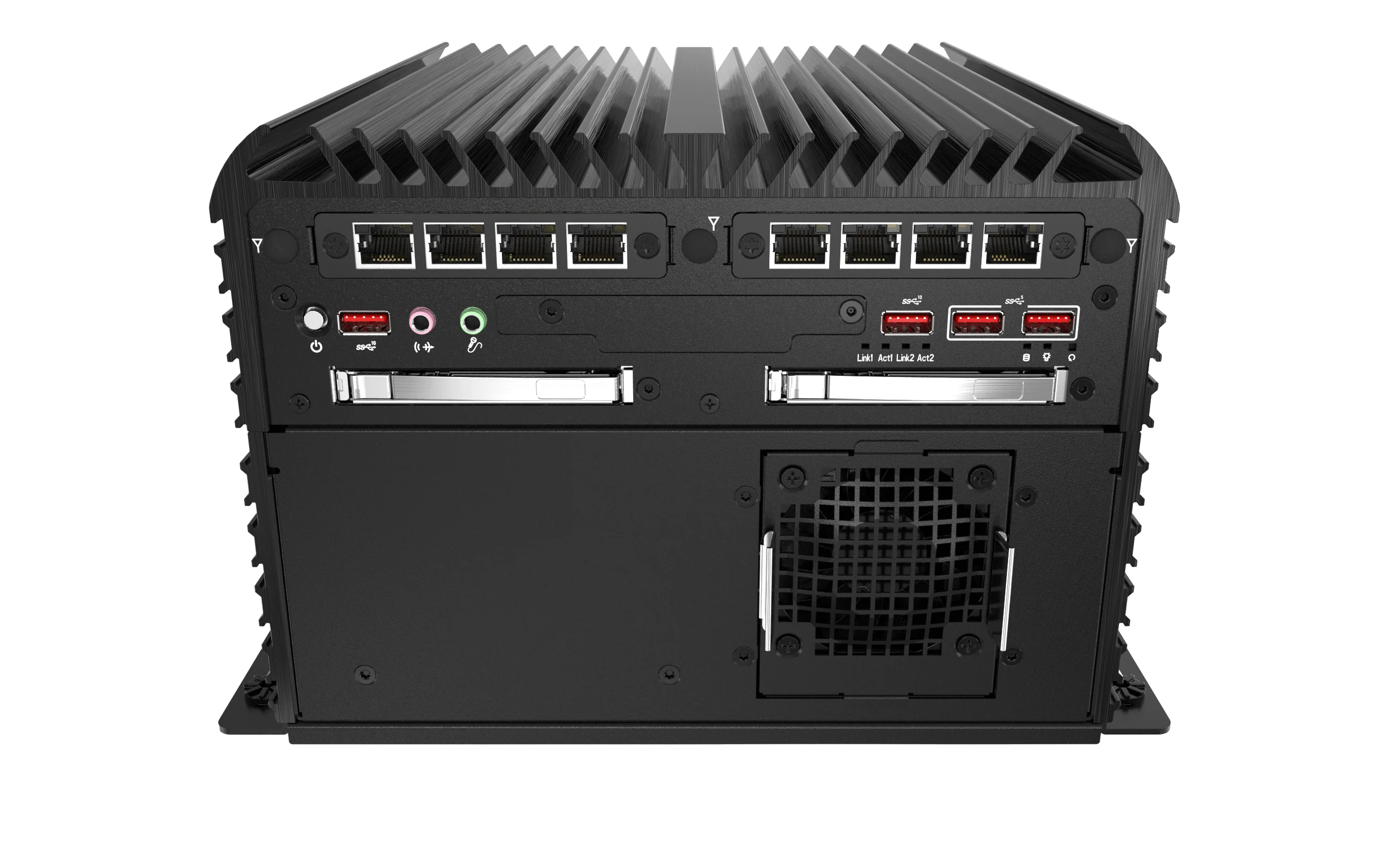 RCO-6000-CML-4N2060S AI Edge Inference Computer w/ LGA 1200 for Intel 10th Gen CPU & W480E PCH, 4 Bay U.2 7mm, RTX 2060S Integrated - Image 15