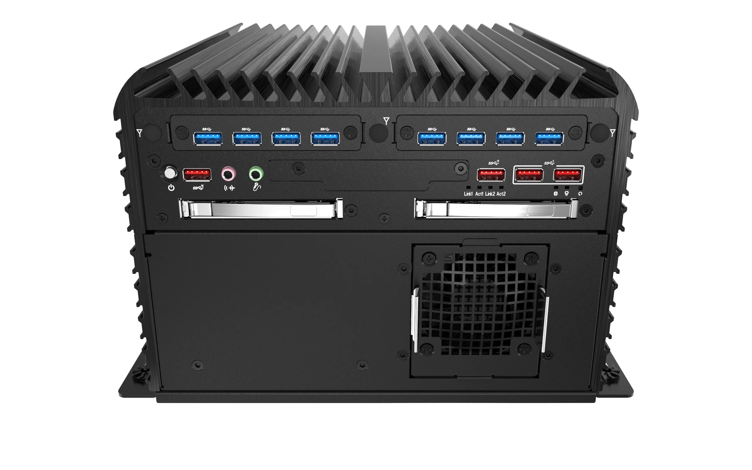 RCO-6000-CML-4N2060S AI Edge Inference Computer w/ LGA 1200 for Intel 10th Gen CPU & W480E PCH, 4 Bay U.2 7mm, RTX 2060S Integrated - Image 17