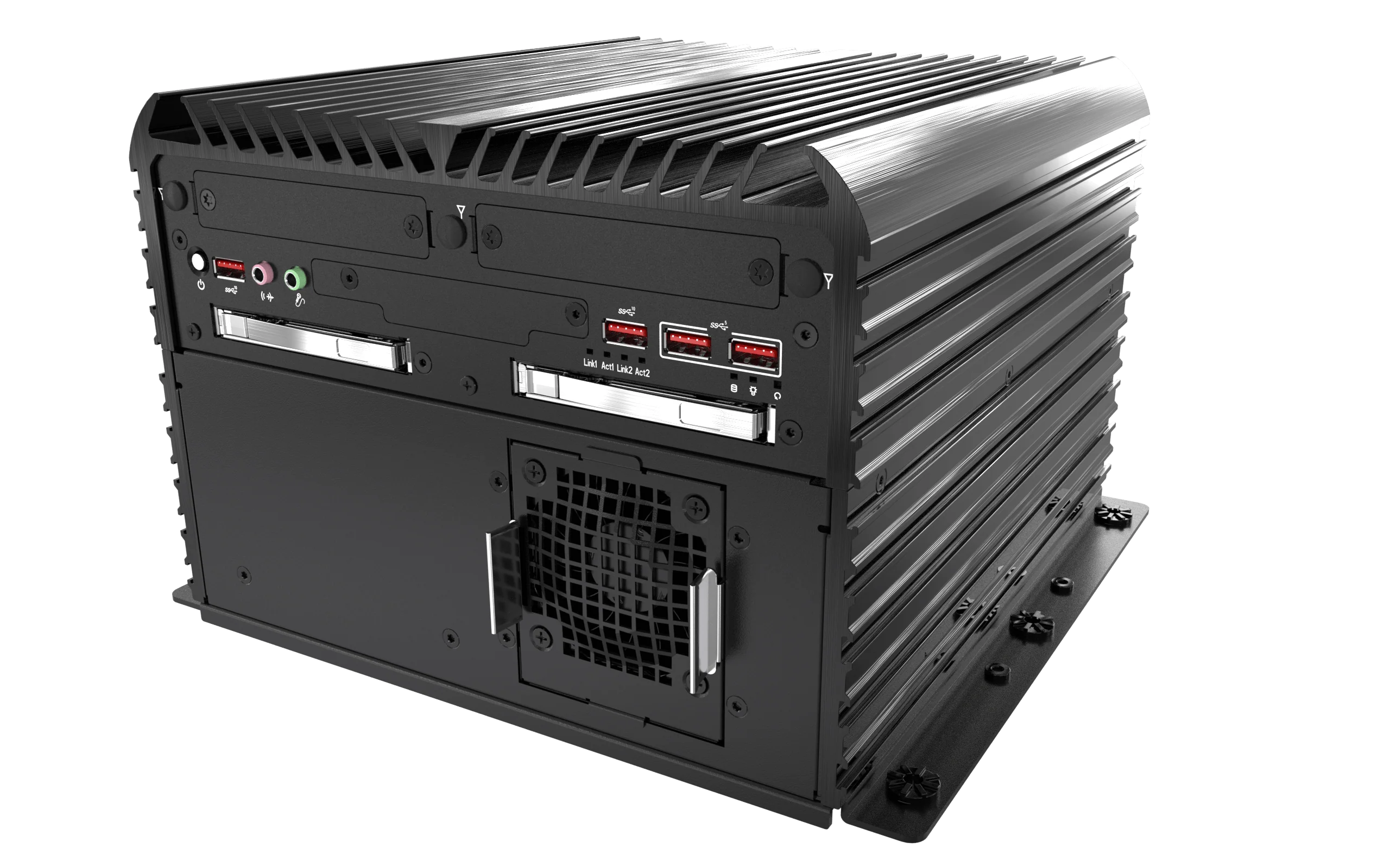 RCO-6000-CML-4N2060S AI Edge Inference Computer w/ LGA 1200 for Intel 10th Gen CPU & W480E PCH, 4 Bay U.2 7mm, RTX 2060S Integrated - Image 7