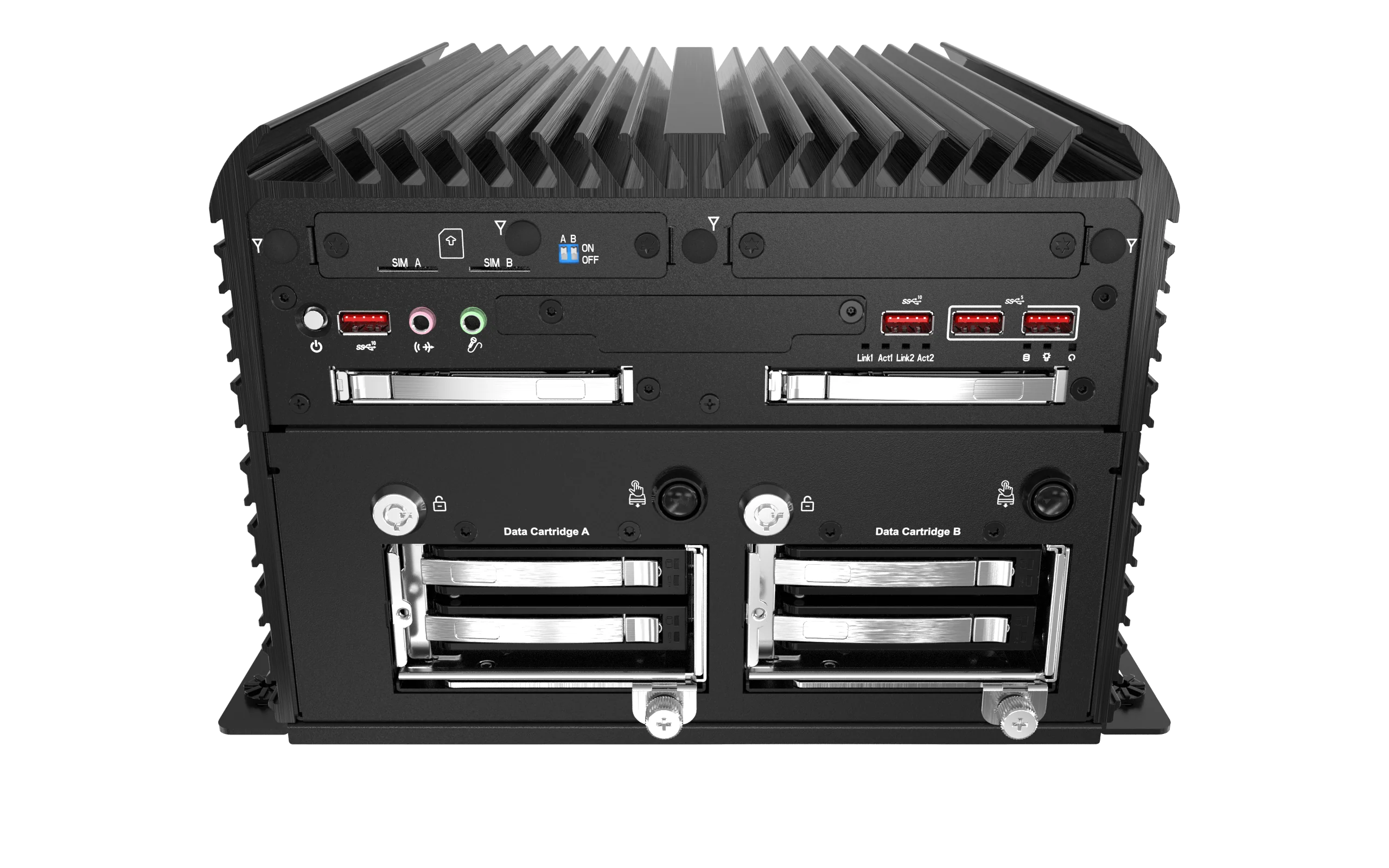 RCO-6000-CML-4NH AI Edge Inference Computer w/ LGA 1200 for Intel 10th Gen CPU & W480E PCH, 4x U.2 15mm NVMe, Hardware RAID - Image 13