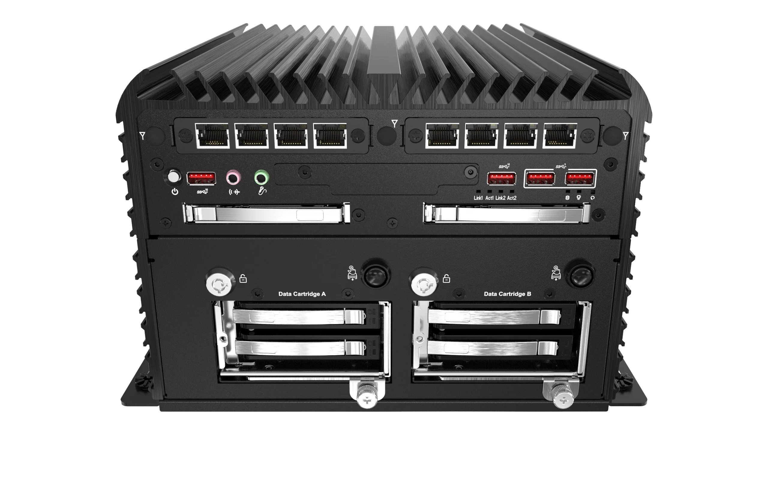 RCO-6000-CML-4NH AI Edge Inference Computer w/ LGA 1200 for Intel 10th Gen CPU & W480E PCH, 4x U.2 15mm NVMe, Hardware RAID - Image 15