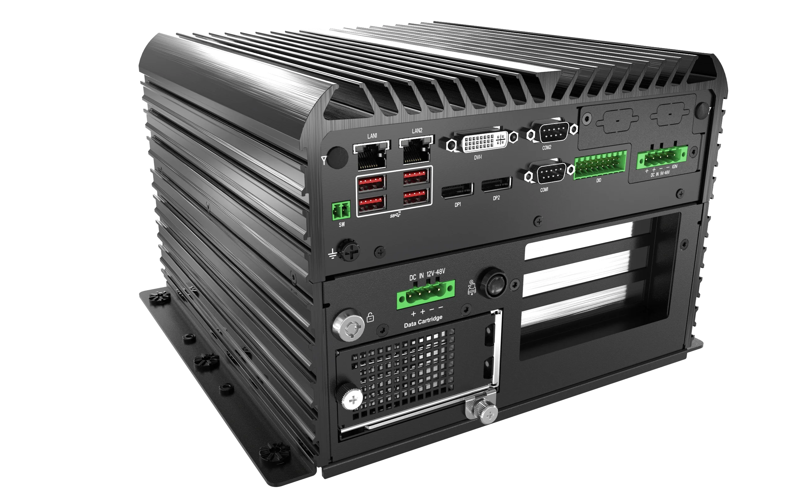RCO-6000-CML-4NH-1E AI Edge Inference Computer W/ LGA 1200 For Intel 10th Gen CPU & W480E PCH, 4 Bay U.2 7mm NVMe, Hardware RAID, 1x PCIe Expansion - Image 6