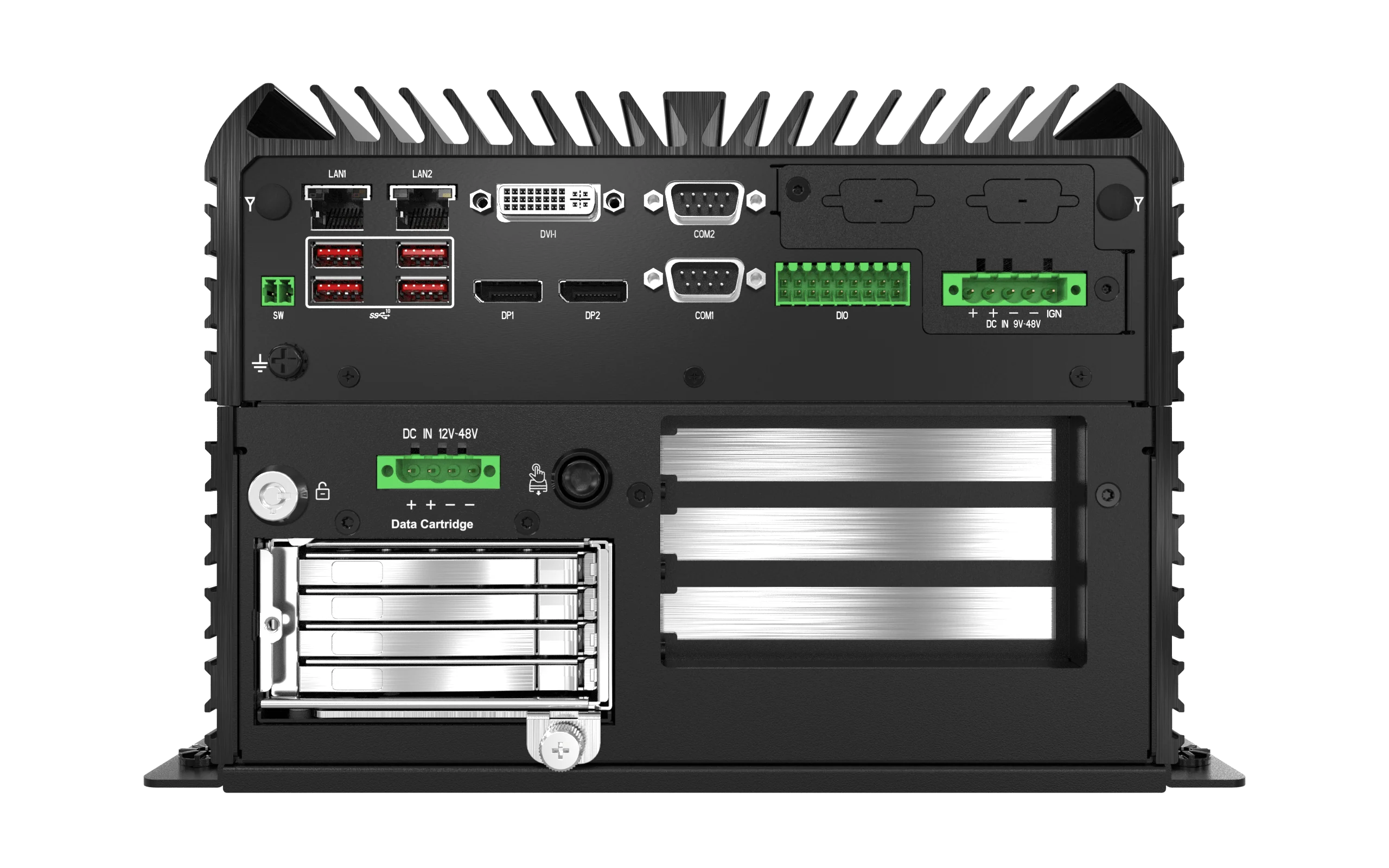 RCO-6000-CML-4NH-1E AI Edge Inference Computer W/ LGA 1200 For Intel 10th Gen CPU & W480E PCH, 4 Bay U.2 7mm NVMe, Hardware RAID, 1x PCIe Expansion - Image 9