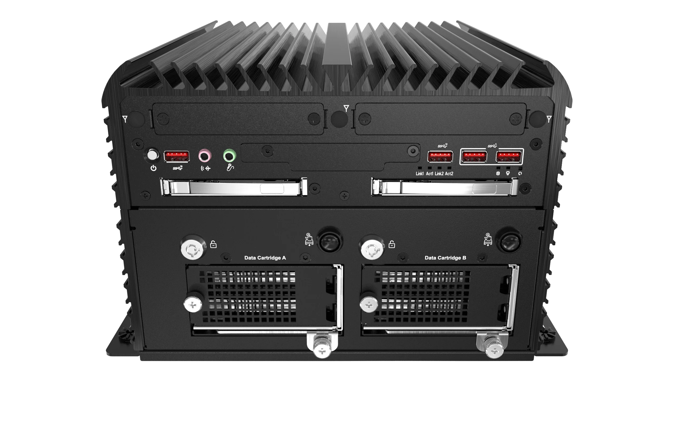 RCO-6000-CML-4NH AI Edge Inference Computer w/ LGA 1200 for Intel 10th Gen CPU & W480E PCH, 4x U.2 15mm NVMe, Hardware RAID - Image 3