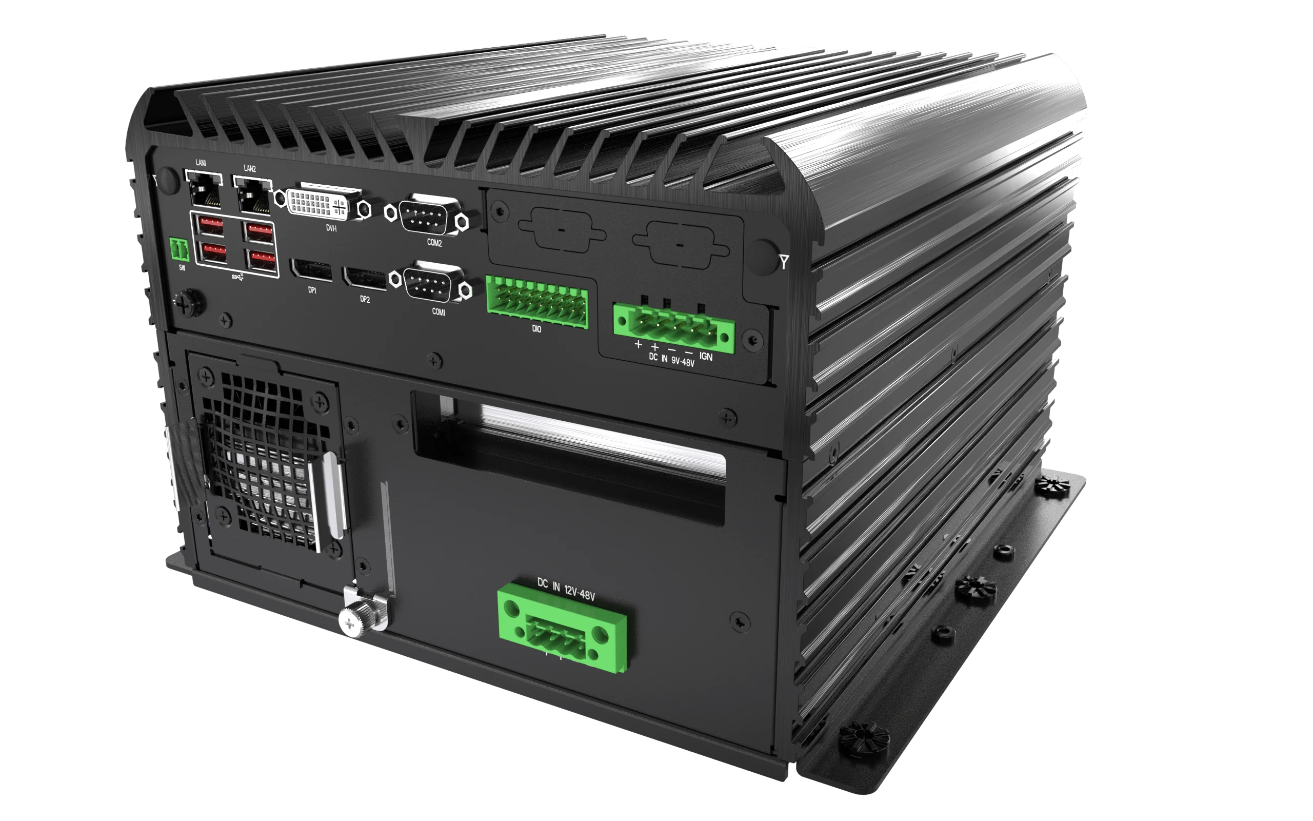RCO-6000-CML-4NH AI Edge Inference Computer w/ LGA 1200 for Intel 10th Gen CPU & W480E PCH, 4x U.2 15mm NVMe, Hardware RAID - Image 7