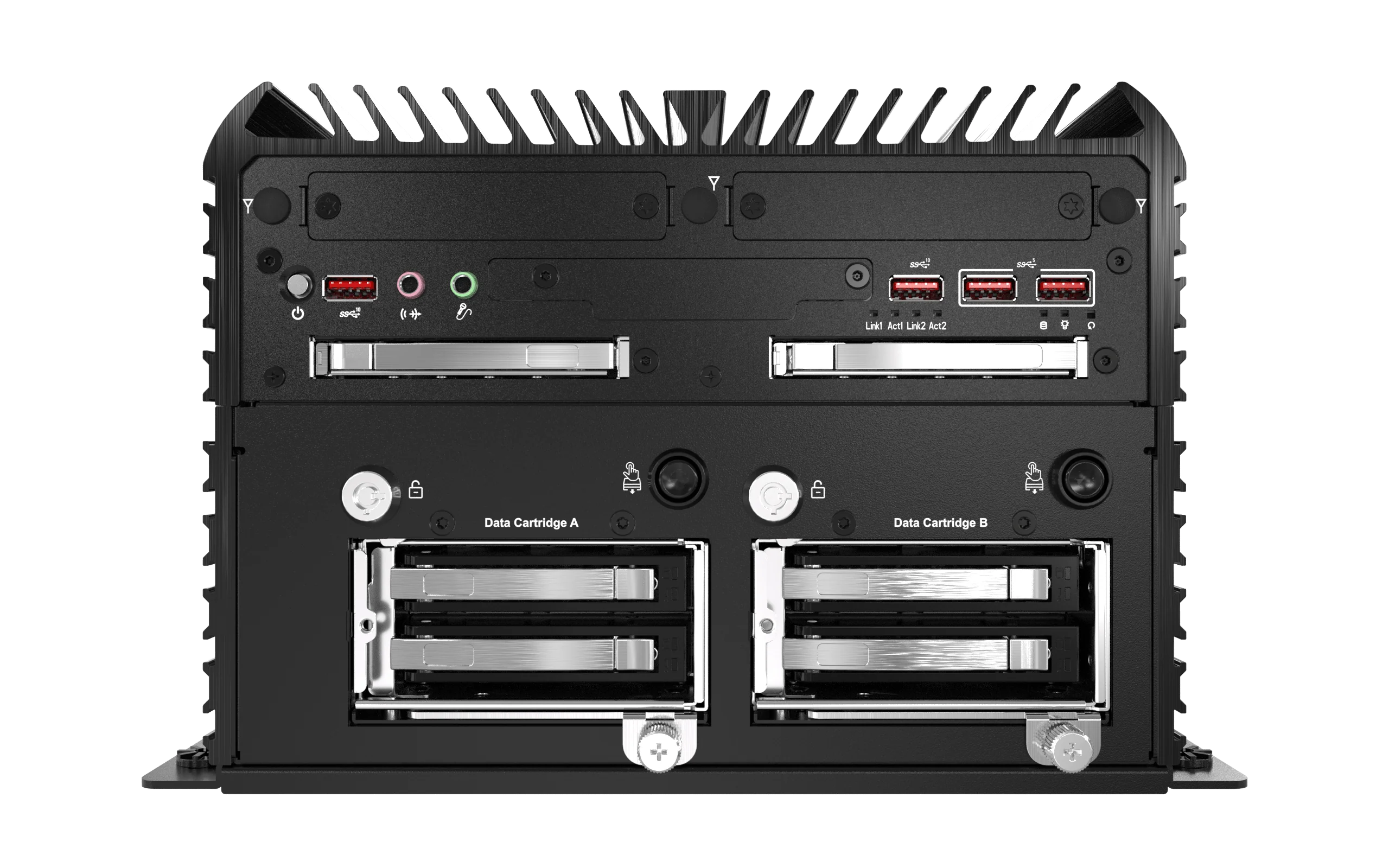 RCO-6000-CML-4NH AI Edge Inference Computer w/ LGA 1200 for Intel 10th Gen CPU & W480E PCH, 4x U.2 15mm NVMe, Hardware RAID - Image 9