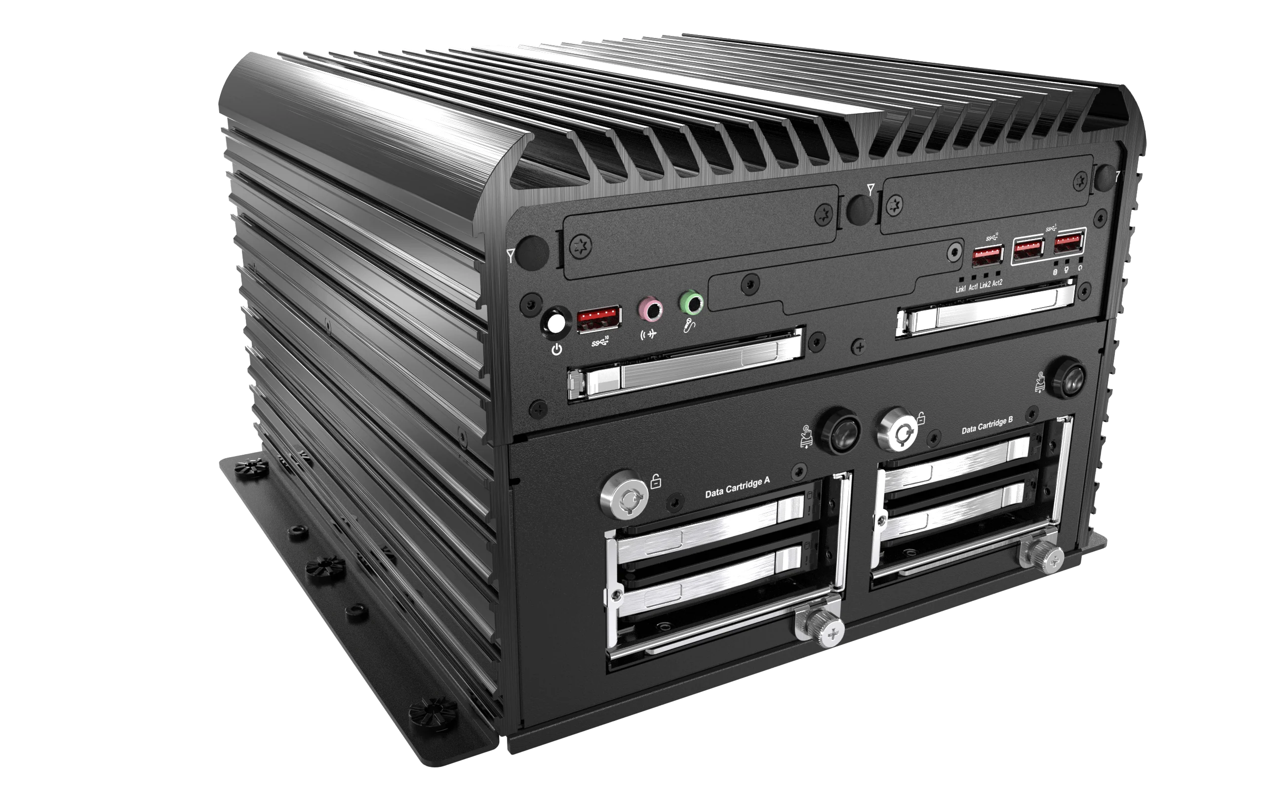 RCO-6000-CML-4NS AI Edge Inference Computer w/ LGA 1200 for Intel 10th Gen CPU & W480E PCH, 4x U.2 15mm NVMe, Software RAID - Image 11
