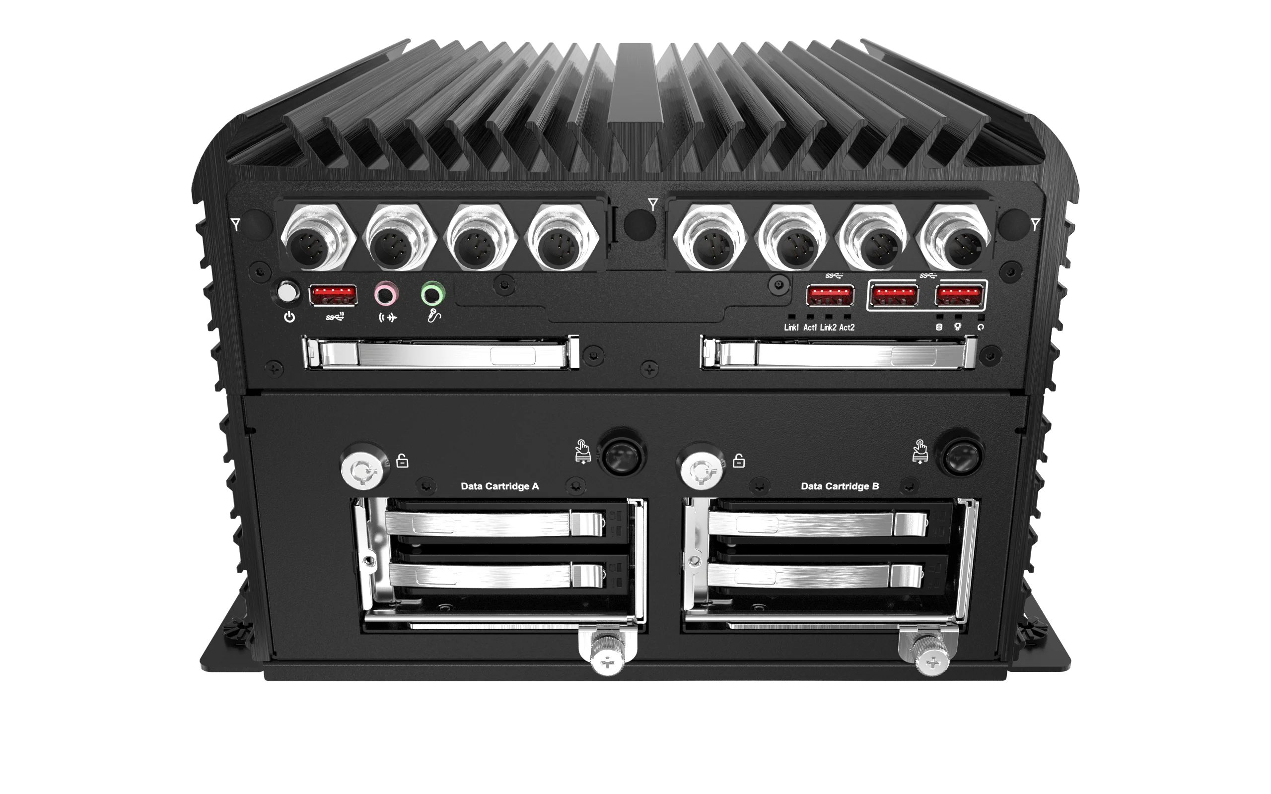 RCO-6000-CML-4NS AI Edge Inference Computer w/ LGA 1200 for Intel 10th Gen CPU & W480E PCH, 4x U.2 15mm NVMe, Software RAID - Image 16