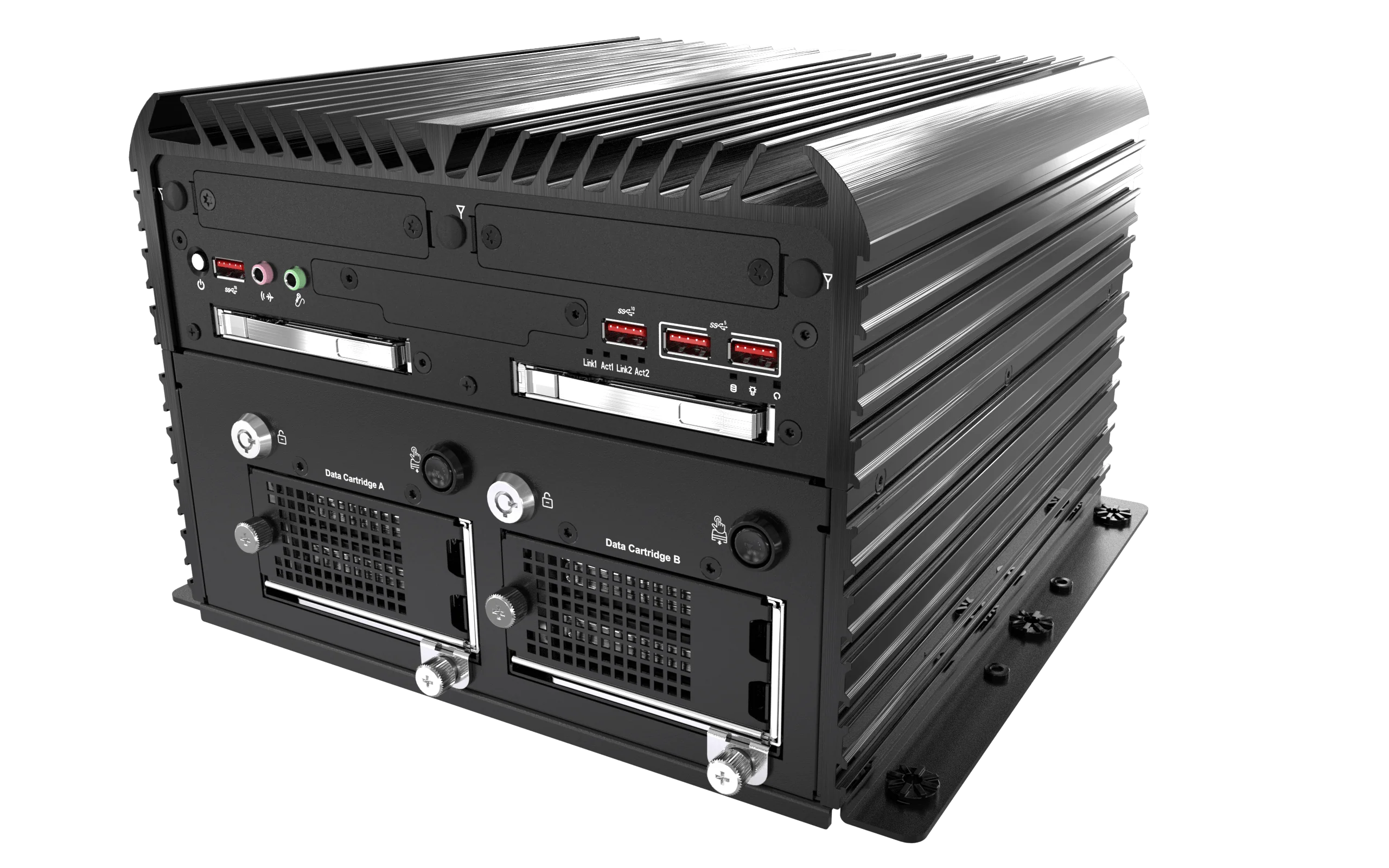 RCO-6000-CML-4NS AI Edge Inference Computer w/ LGA 1200 for Intel 10th Gen CPU & W480E PCH, 4x U.2 15mm NVMe, Software RAID - Image 8