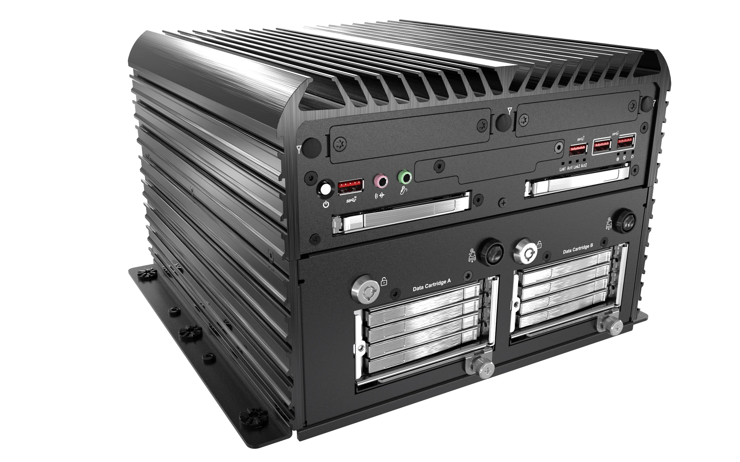 RCO-6000-CML-8NS AI Edge Inference Computer w/ LGA 1200 for Intel 10th Gen CPU & W480E PCH, Flash Storage 8x U.2 NVMe Bay, 1x PCIe x4 (1-lane) Expansion - Image 11