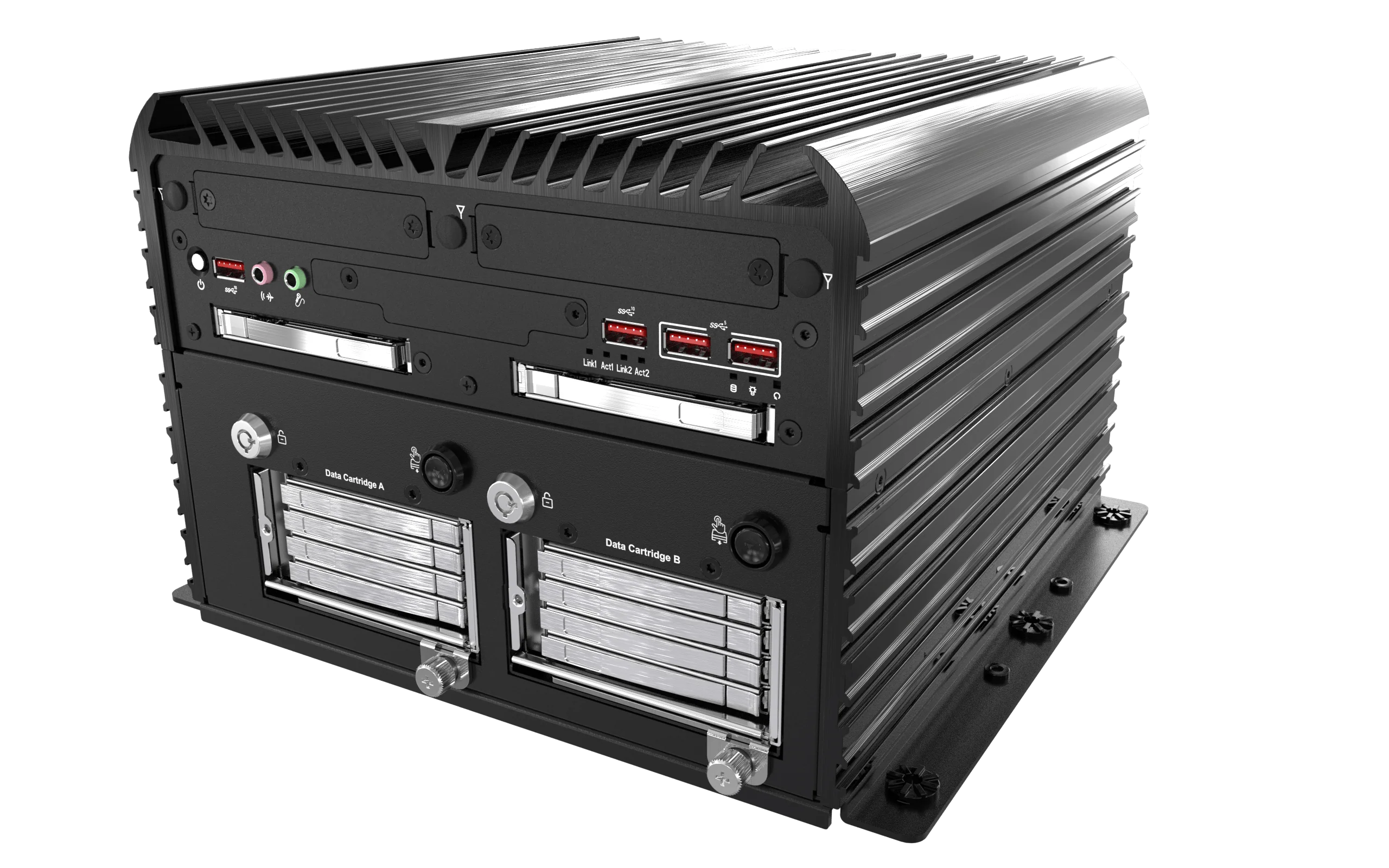 RCO-6000-CML-8NS AI Edge Inference Computer w/ LGA 1200 for Intel 10th Gen CPU & W480E PCH, Flash Storage 8x U.2 NVMe Bay, 1x PCIe x4 (1-lane) Expansion - Image 12