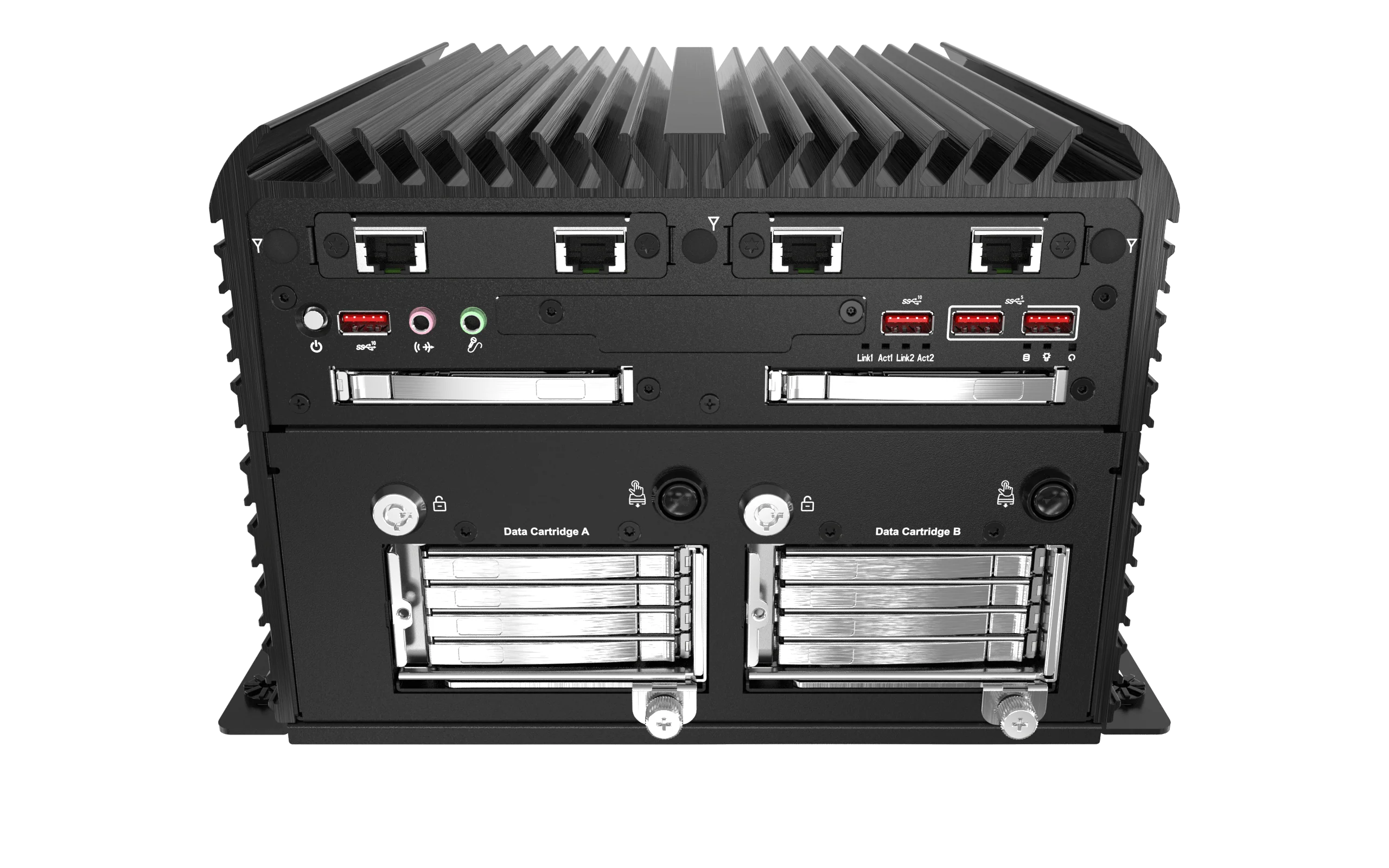 RCO-6000-CML-8NS AI Edge Inference Computer w/ LGA 1200 for Intel 10th Gen CPU & W480E PCH, Flash Storage 8x U.2 NVMe Bay, 1x PCIe x4 (1-lane) Expansion - Image 14