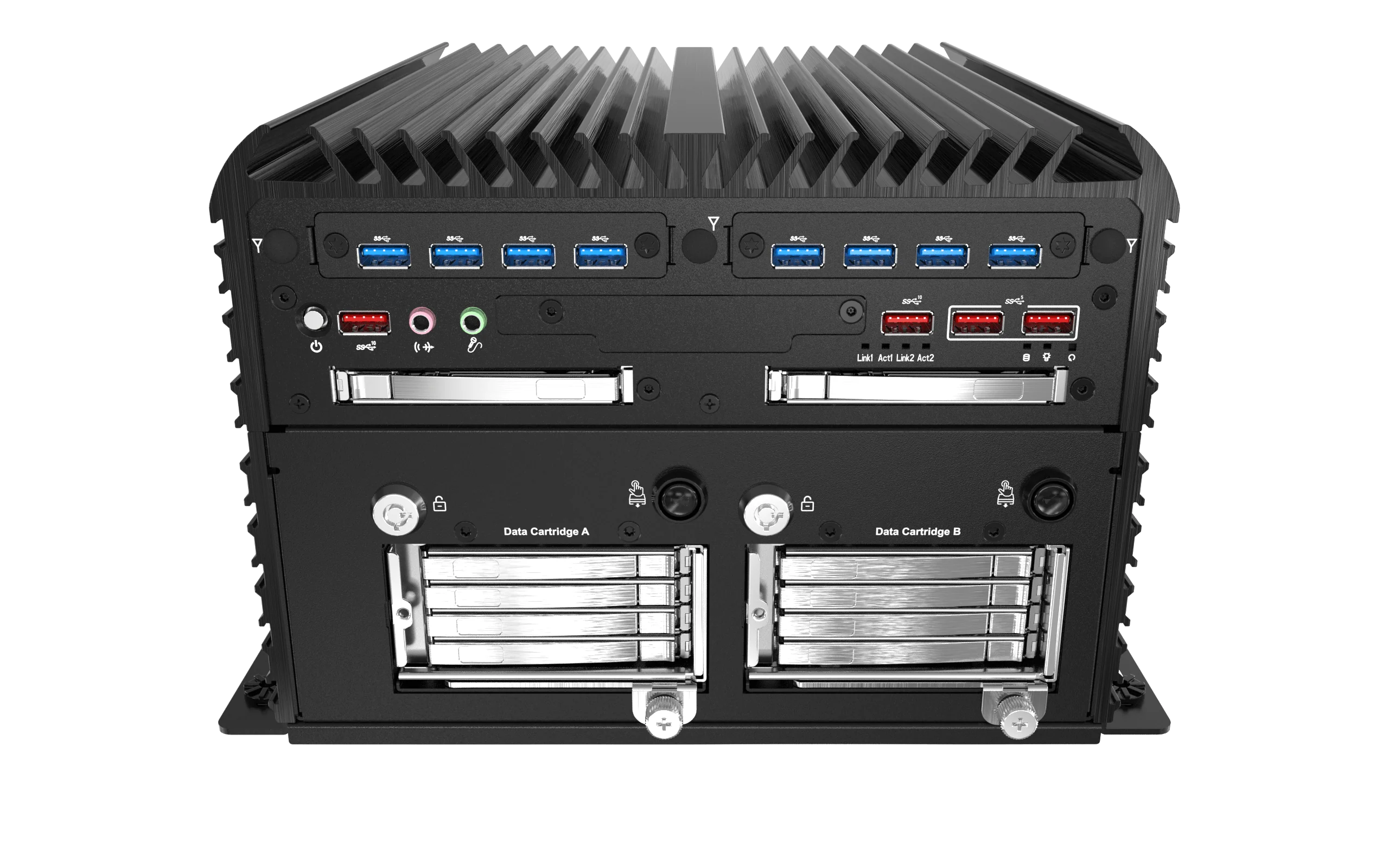 RCO-6000-CML-8NS AI Edge Inference Computer w/ LGA 1200 for Intel 10th Gen CPU & W480E PCH, Flash Storage 8x U.2 NVMe Bay, 1x PCIe x4 (1-lane) Expansion - Image 17