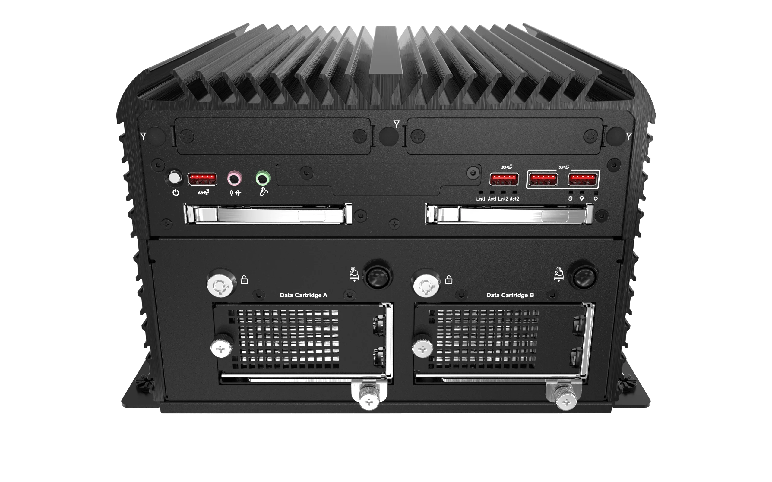 RCO-6000-CML-8NS AI Edge Inference Computer w/ LGA 1200 for Intel 10th Gen CPU & W480E PCH, Flash Storage 8x U.2 NVMe Bay, 1x PCIe x4 (1-lane) Expansion - Image 3