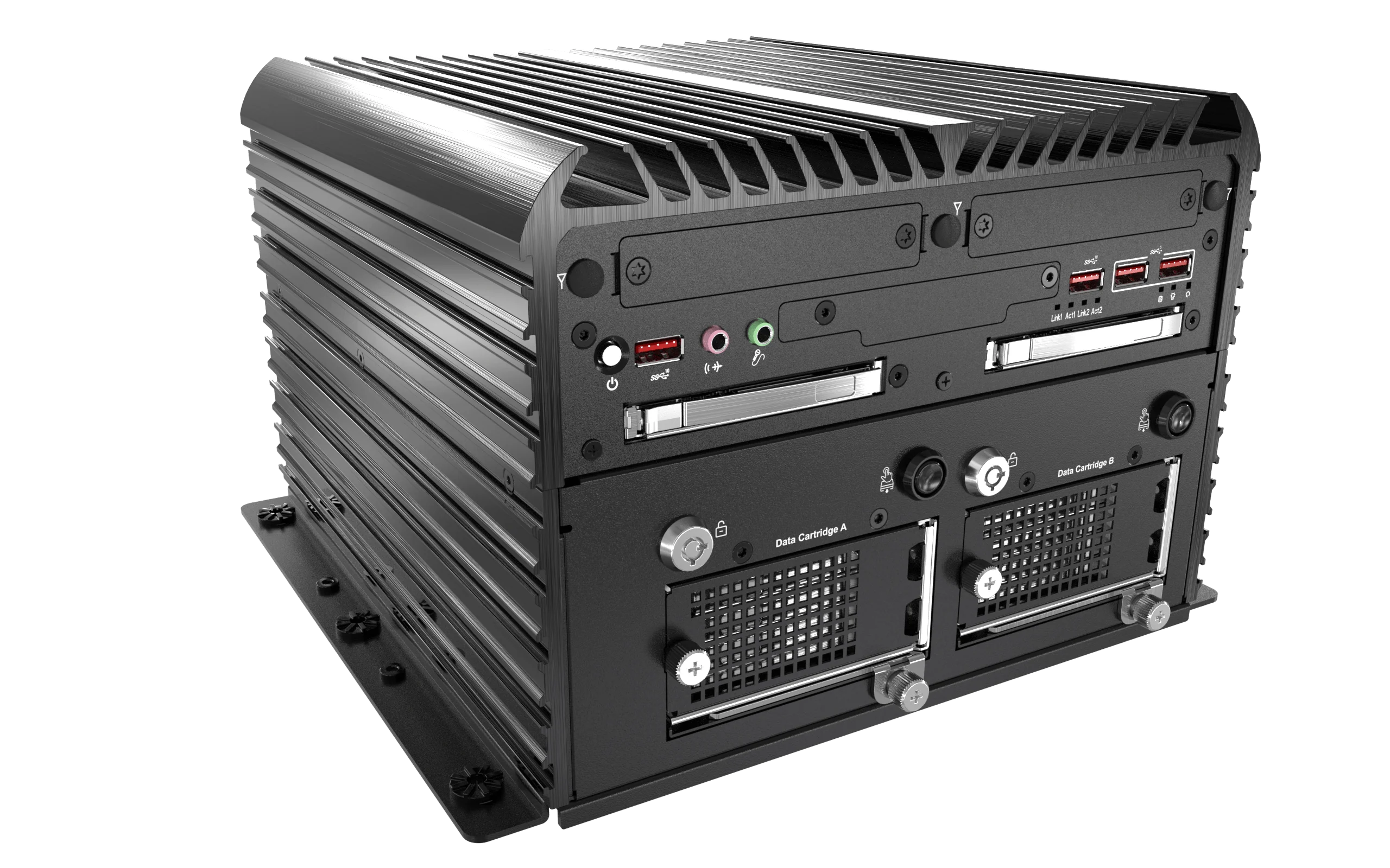 RCO-6000-CML-8NS AI Edge Inference Computer w/ LGA 1200 for Intel 10th Gen CPU & W480E PCH, Flash Storage 8x U.2 NVMe Bay, 1x PCIe x4 (1-lane) Expansion - Image 5