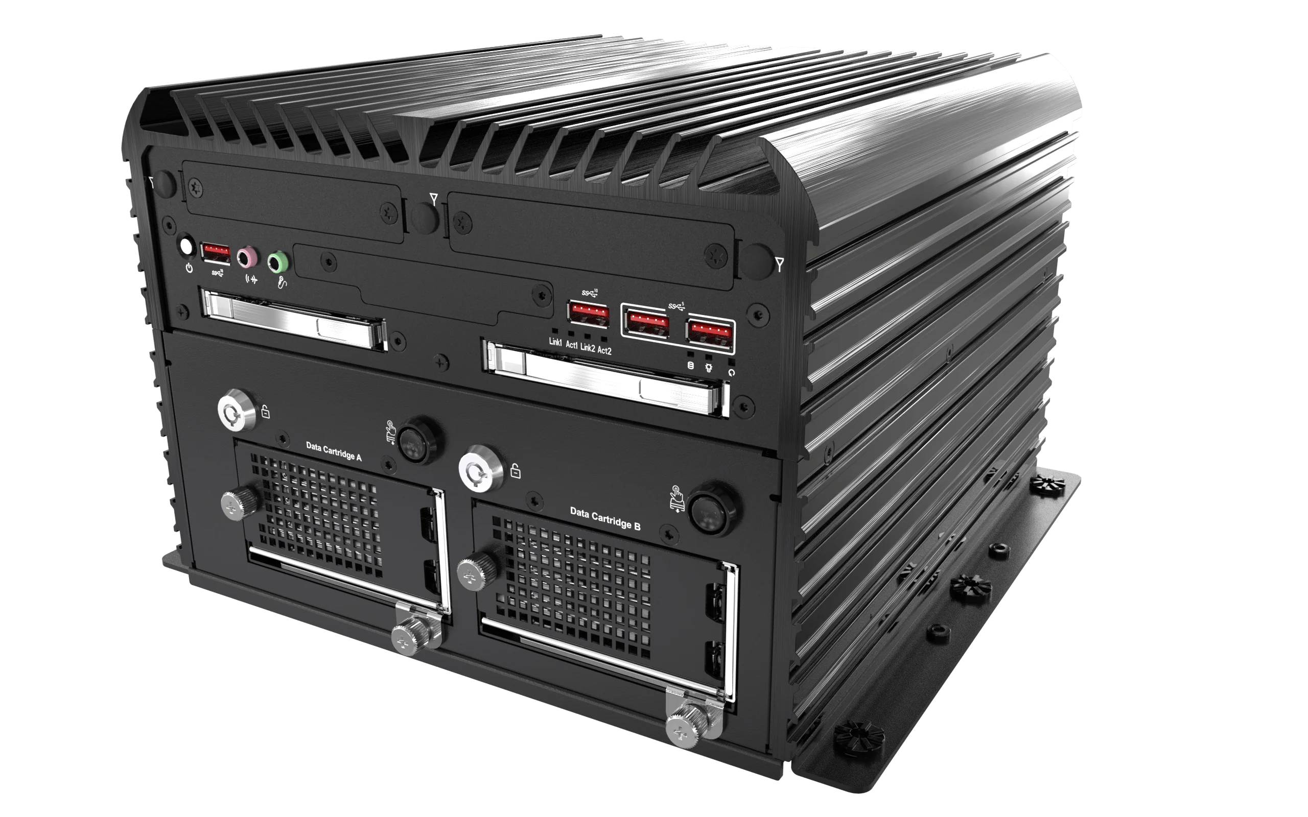 RCO-6000-CML-8NS AI Edge Inference Computer w/ LGA 1200 for Intel 10th Gen CPU & W480E PCH, Flash Storage 8x U.2 NVMe Bay, 1x PCIe x4 (1-lane) Expansion - Image 7