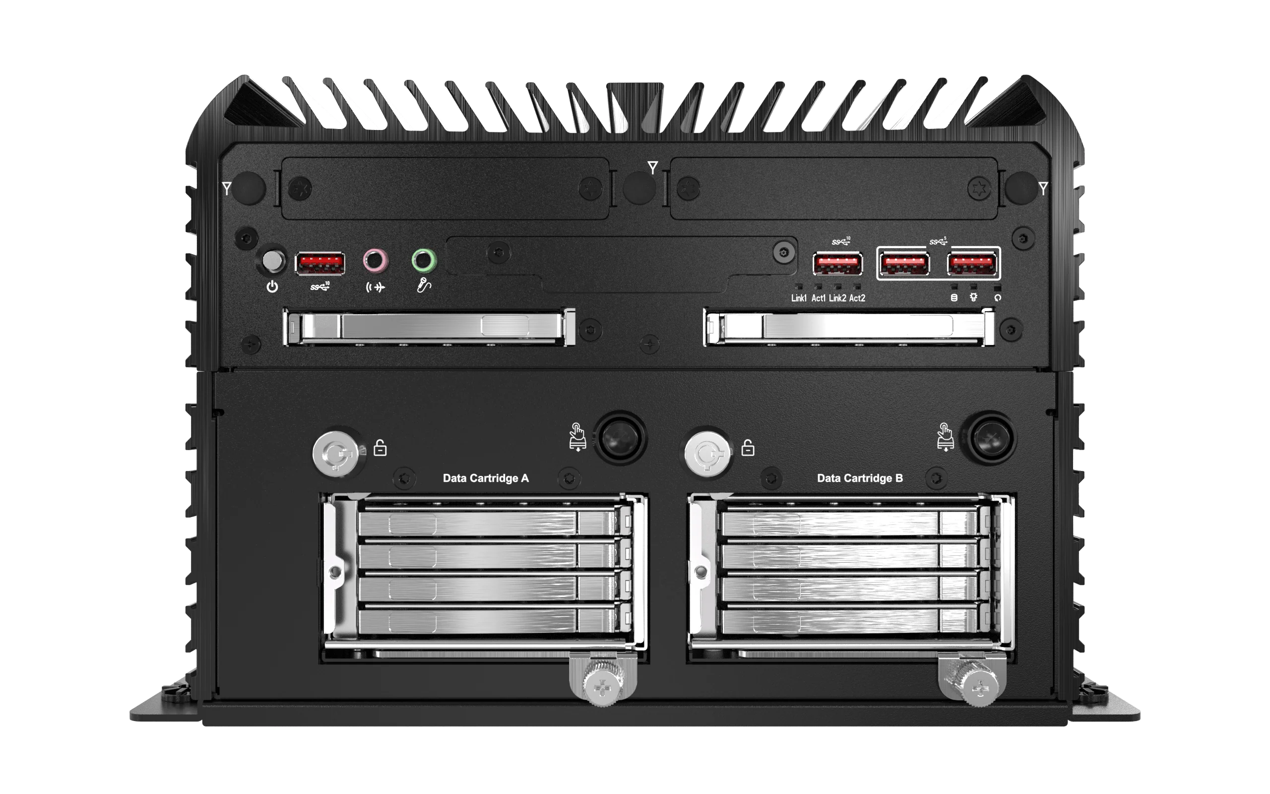 RCO-6000-CML-8NS AI Edge Inference Computer w/ LGA 1200 for Intel 10th Gen CPU & W480E PCH, Flash Storage 8x U.2 NVMe Bay, 1x PCIe x4 (1-lane) Expansion - Image 9
