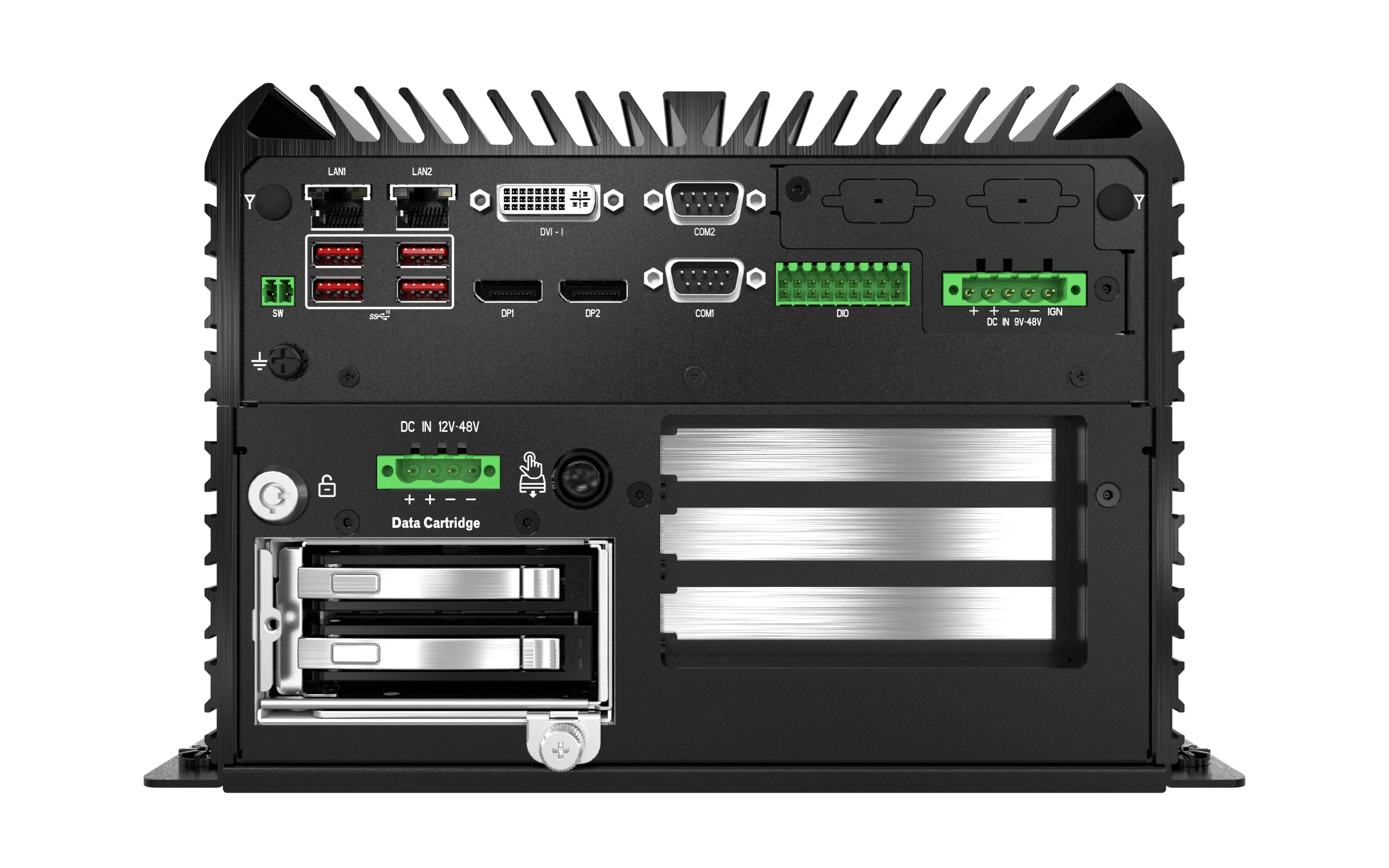 RCO-6000-RPL-2N-1E AI Edge Industrial Computer with LGA 1700 for Intel® Core™ (Series 2)/14th/13th/12th Gen Processors & R680E PCH, 2 Bay U.2 15mm NVMe, 1x PCIe Expansion - Image 3