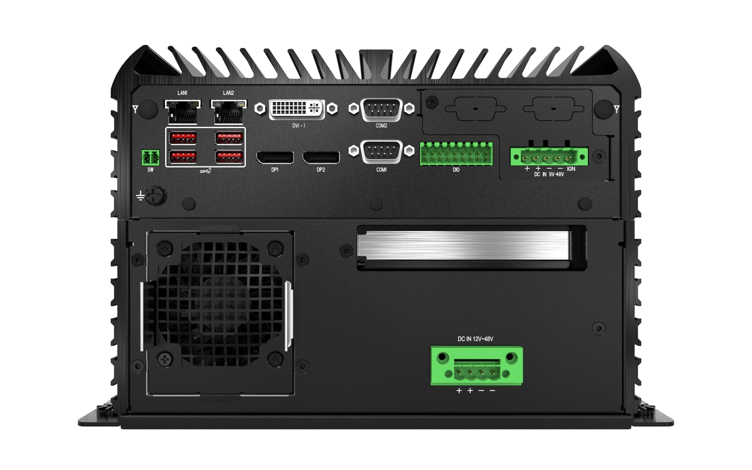 RCO-6000-RPL-4NH AI Edge Industrial Computer with LGA 1700 for Intel® Core™ (Series 2)/14th/13th/12th Gen Processors & R680E PCH, 4x U.2 15mm NVMe, Hardware RAID - Image 7