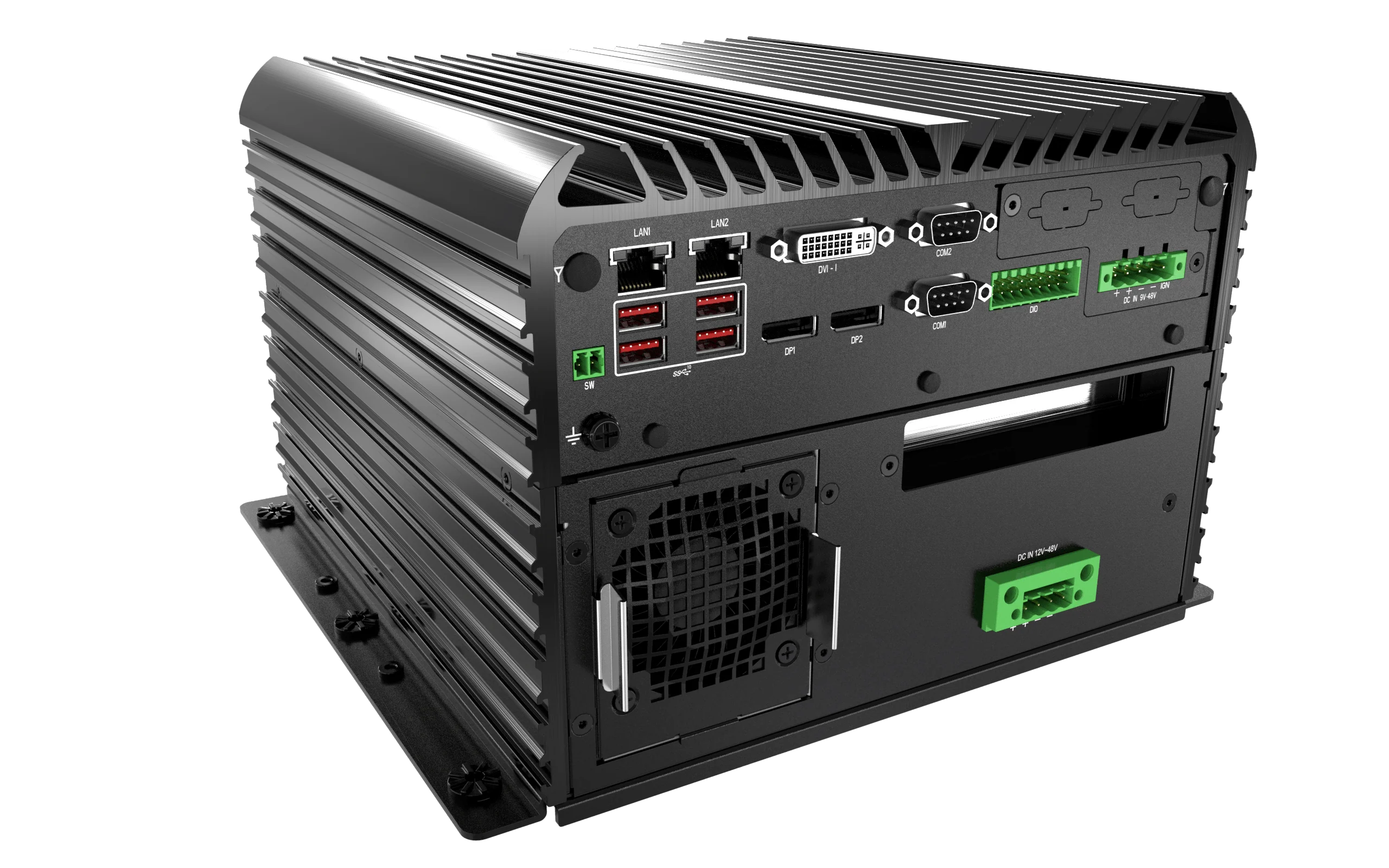 RCO-6000-RPL-8NS AI Edge Industrial Computer with LGA 1700 for Intel® Core™ (Series 2)/14th/13th/12th Gen Processors & R680E PCH, 8x U.2 7mm NVMe, Software RAID - Image 4