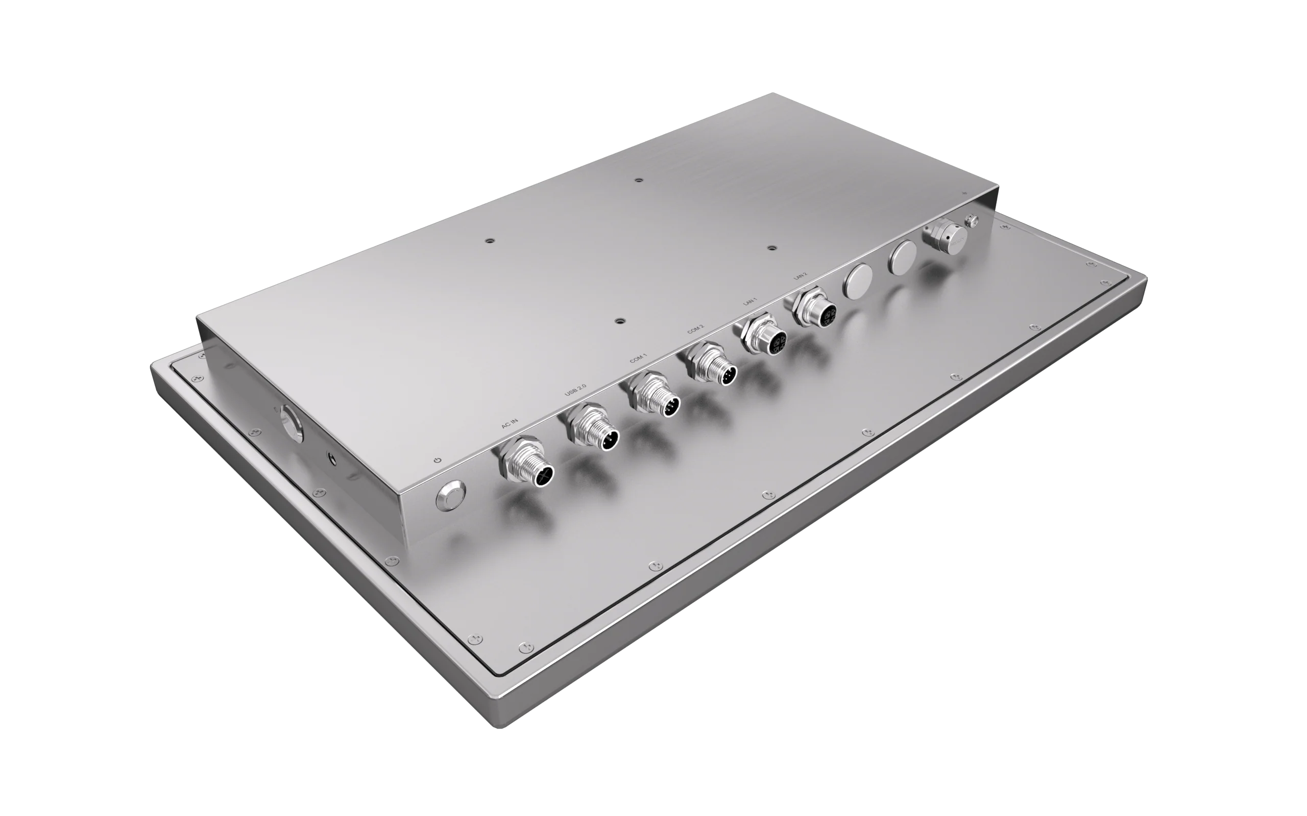 SIO-W315-ASL 15.6" Stainless Steel Panel PC with Intel Atom® x7000 Series Processor, 2x LAN, 2x COM, 2x USB - Image 10
