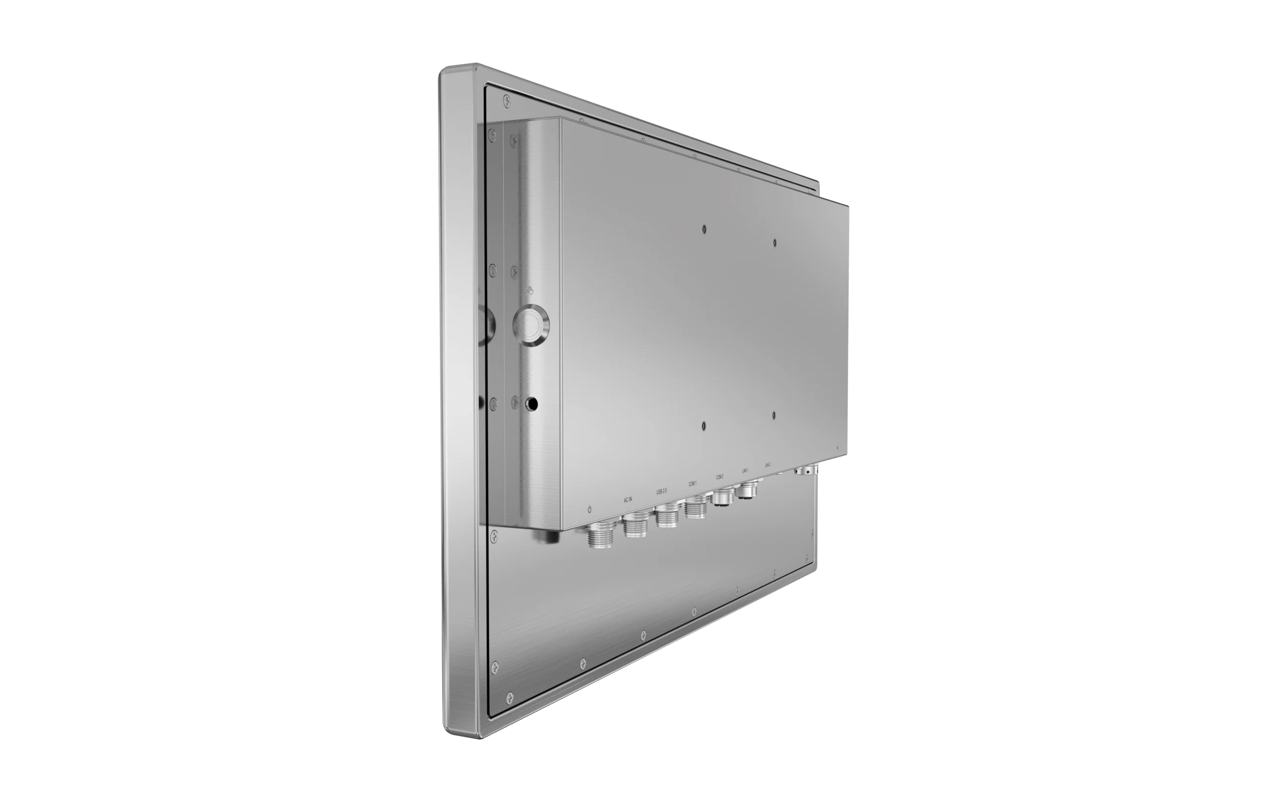 SIO-W315-ASL 15.6" Stainless Steel Panel PC with Intel Atom® x7000 Series Processor, 2x LAN, 2x COM, 2x USB - Image 9