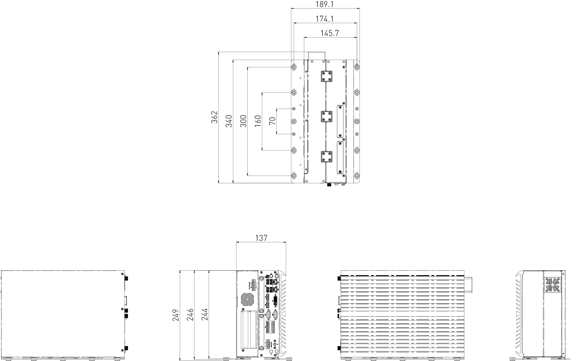 VCO-6000-CFL-2-2PWR Machine Vision Computer with 9th Gen Intel® Core™ CFL-R S Processor, 2x Expansion, Dual Power Input - Image 9
