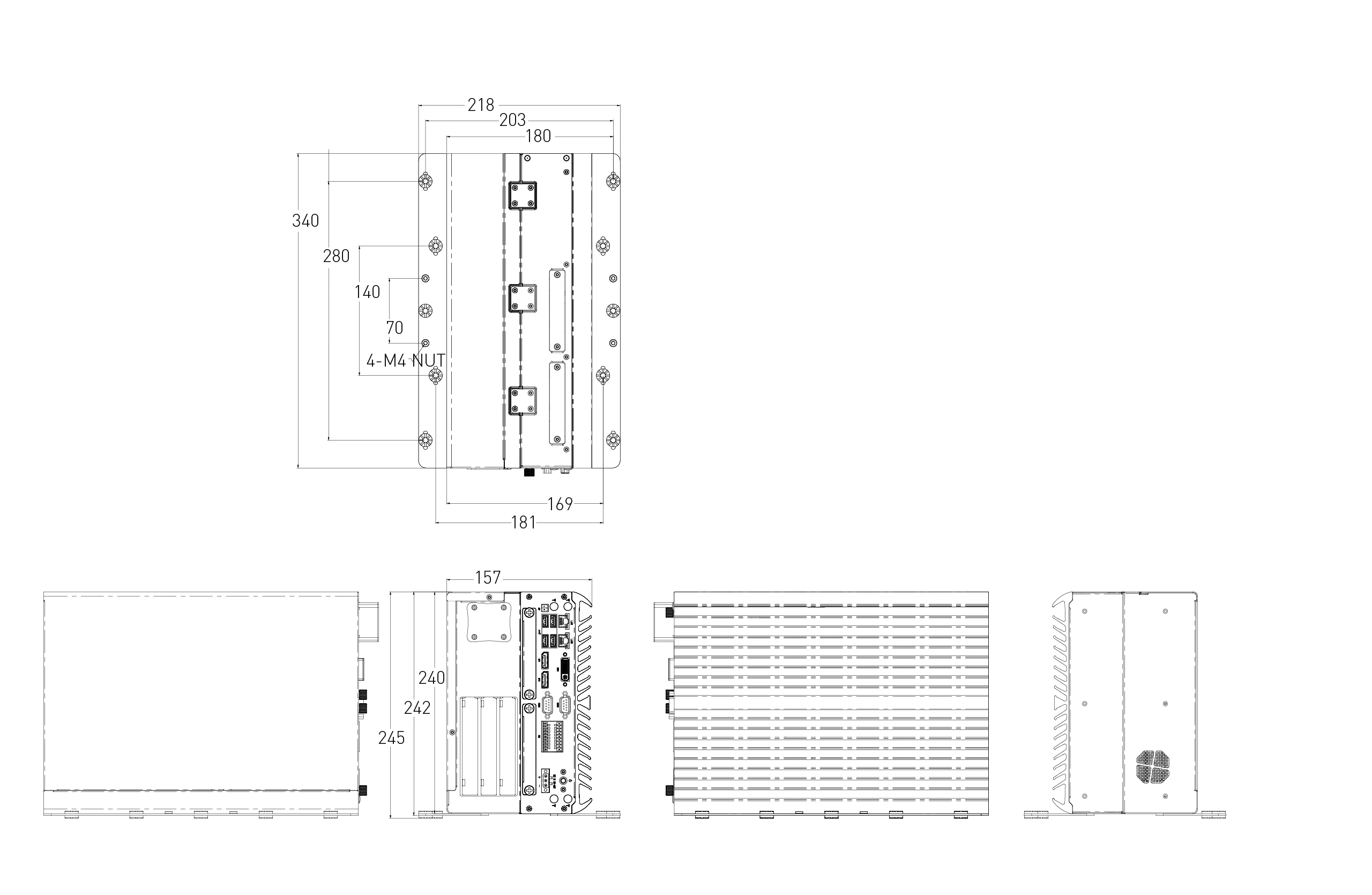 VCO-6000-CFL-3 Machine Vision Computer with 9th Gen Intel® Core™ CFL-R S Processor, 3x Expansion - Image 9