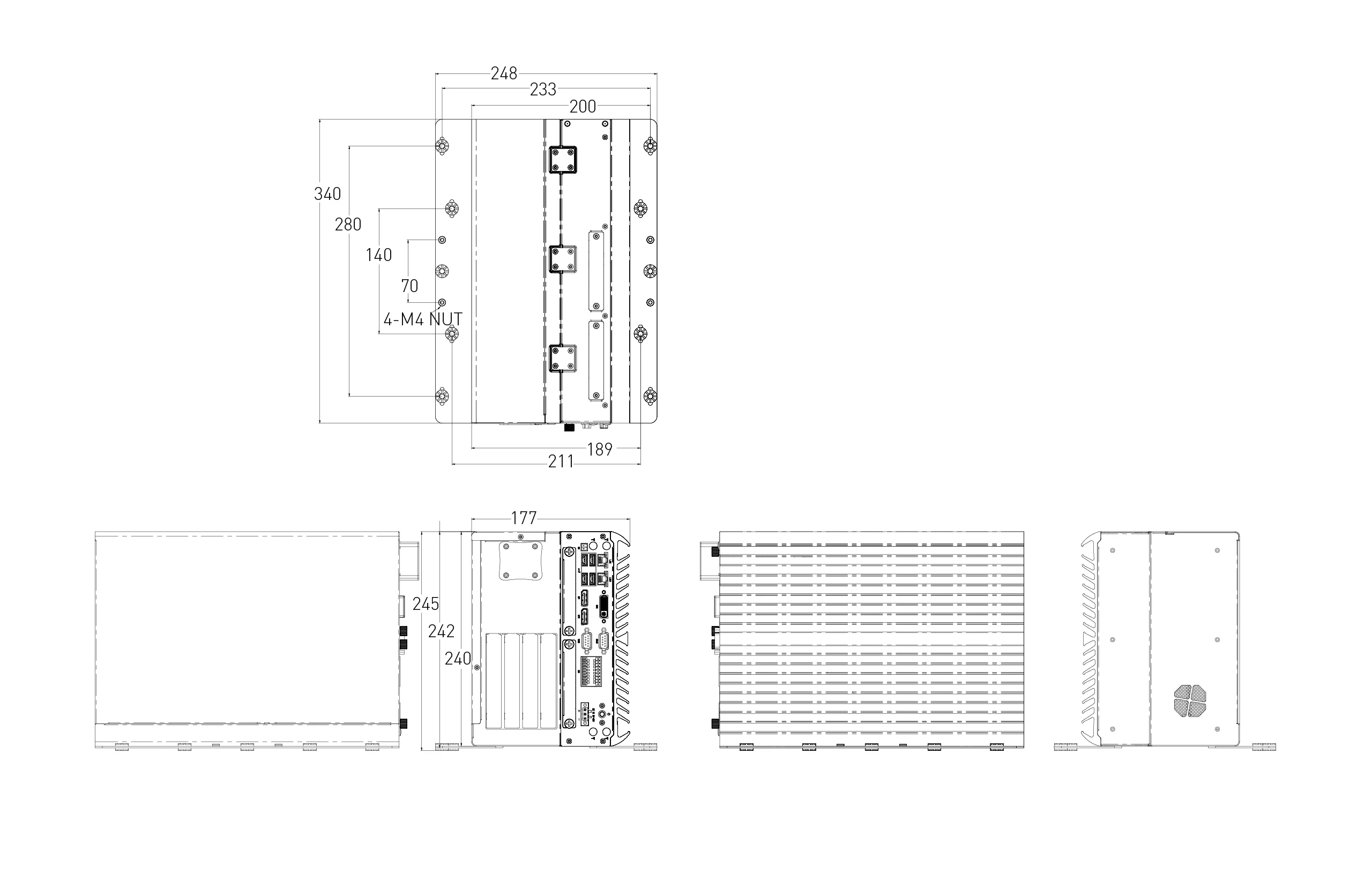 VCO-6000-CFL-4 Machine Vision Computer with 9th Gen Intel® Core™ CFL-R S Processor, 4x Expansion - Image 9