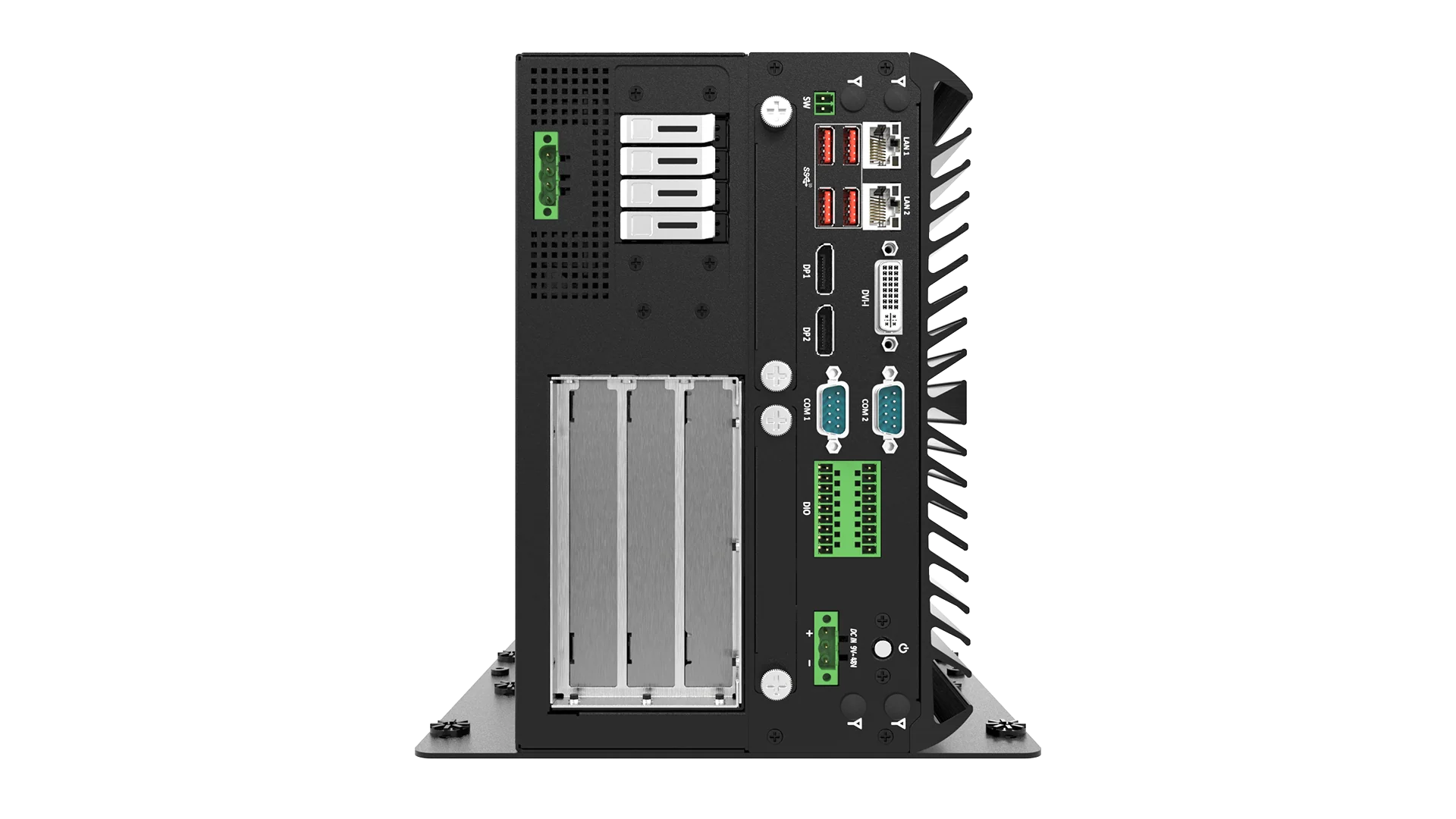 VCO-6000-CFL-4M2 Machine Vision Computer with 9th Gen Intel® Core™ Processor, 4x Hotswap M.2 NVMe - Image 3