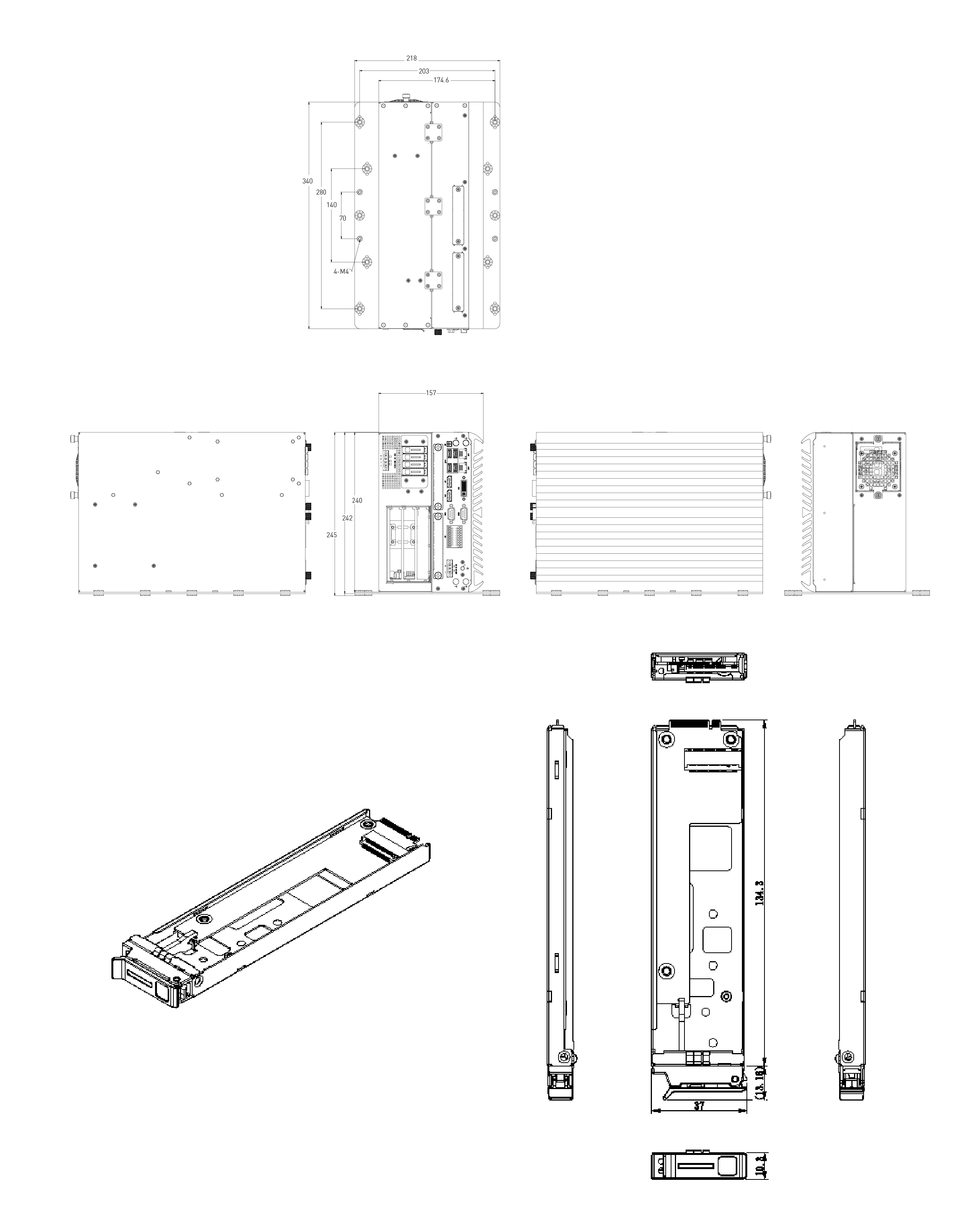 VCO-6000-CFL-4M2 Machine Vision Computer with 9th Gen Intel® Core™ Processor, 4x Hotswap M.2 NVMe - Image 9