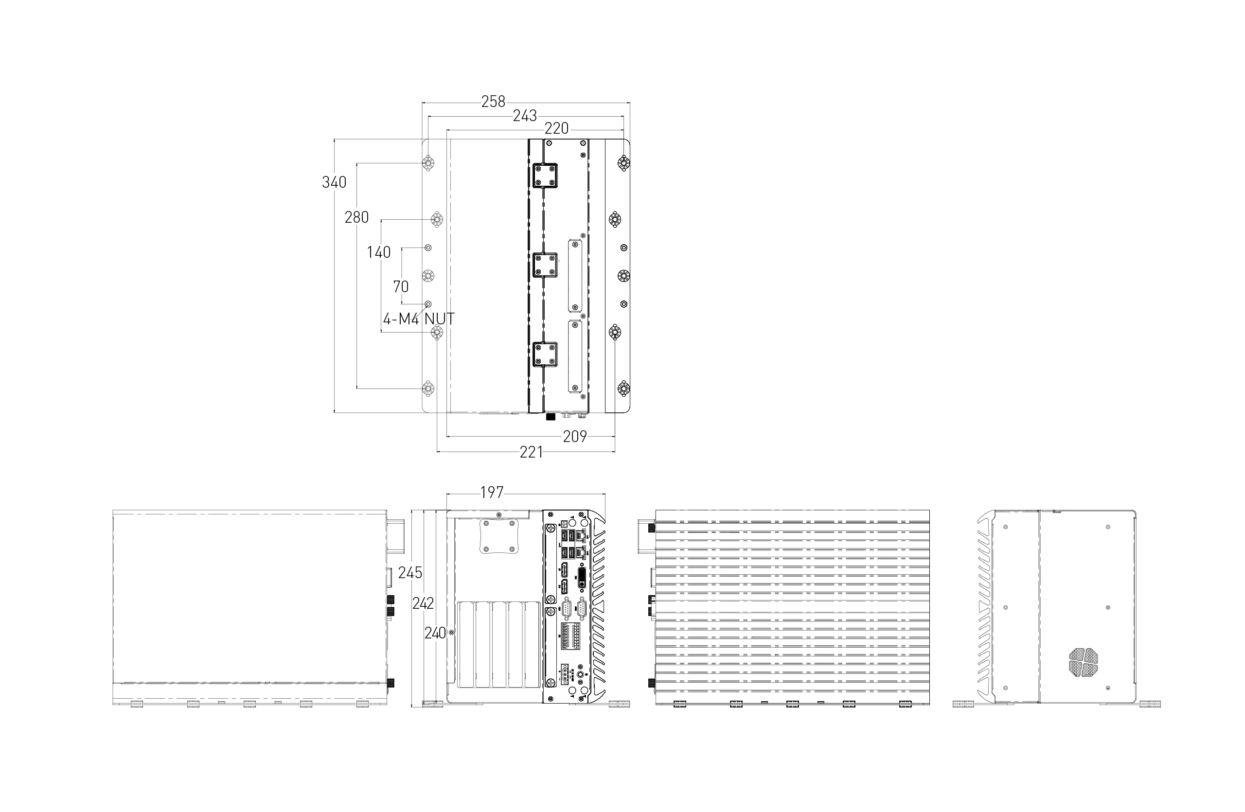 VCO-6000-CFL-5 Machine Vision Computer with 9th Gen Intel® Core™ CFL-R S Processor, 5x Expansion - Image 9